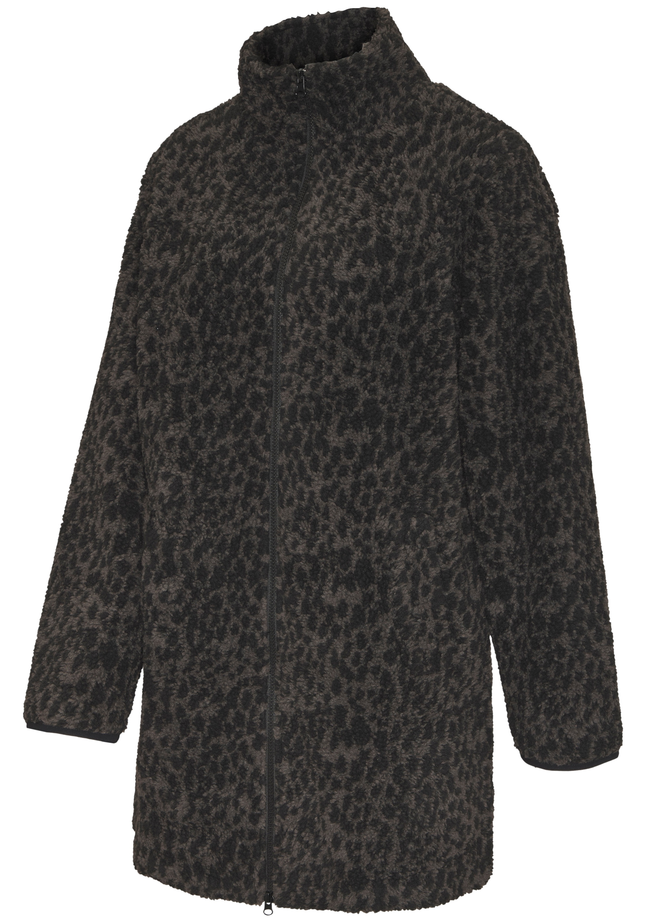 LASCANA Fleecejacke im Leomuster in weicher Fleece-Qualität
