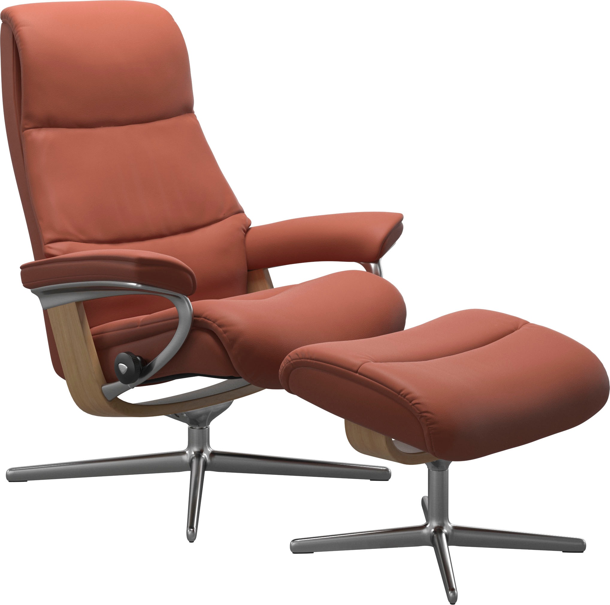 Stressless "View" mit Cross Base, Größe S, M & L, Holzakzent Eiche günstig online kaufen