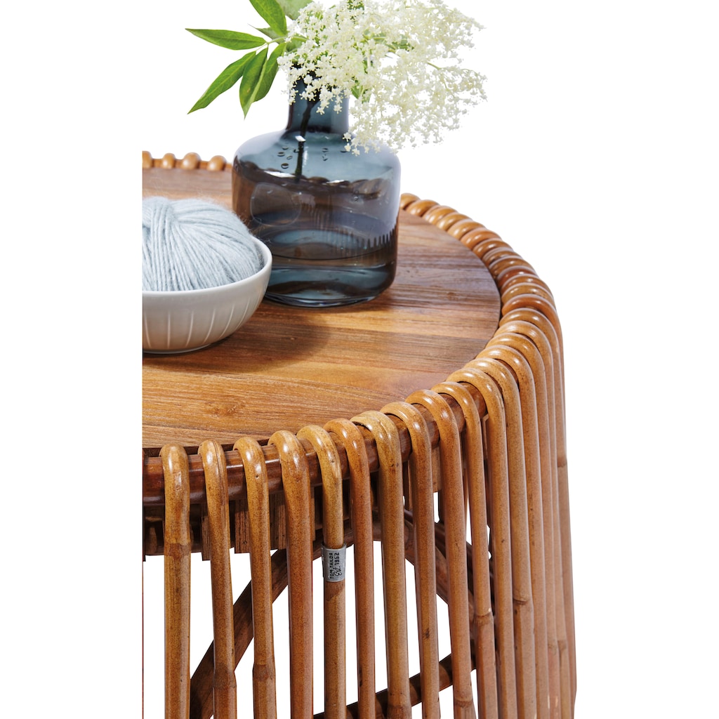 TOM TAILOR HOME Beistelltisch »T-RATTAN SIDE TABLE LARGE«