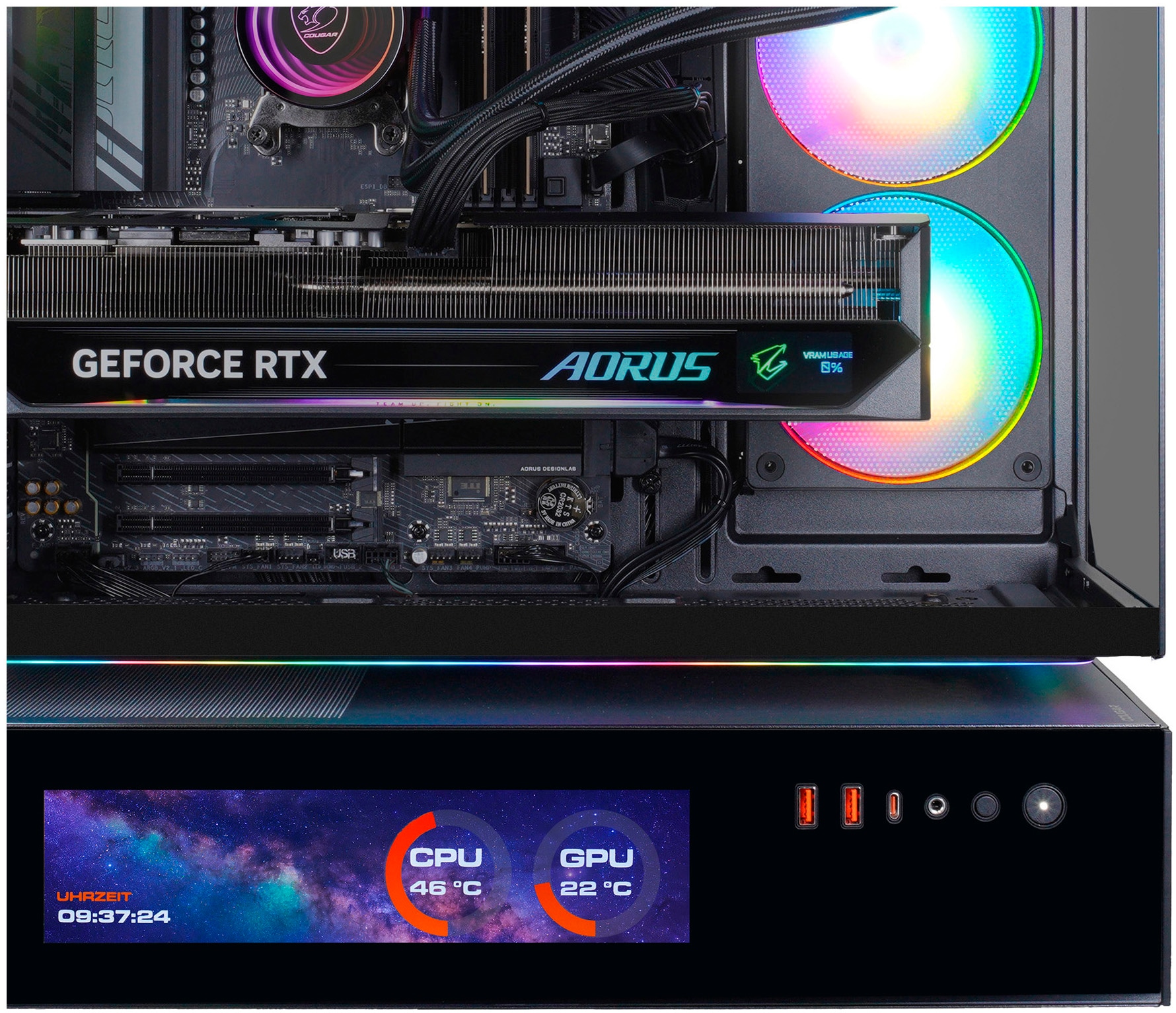 Cougar Gaming-PC »CFV235 Vision« Windows 11, DDR5 RAM