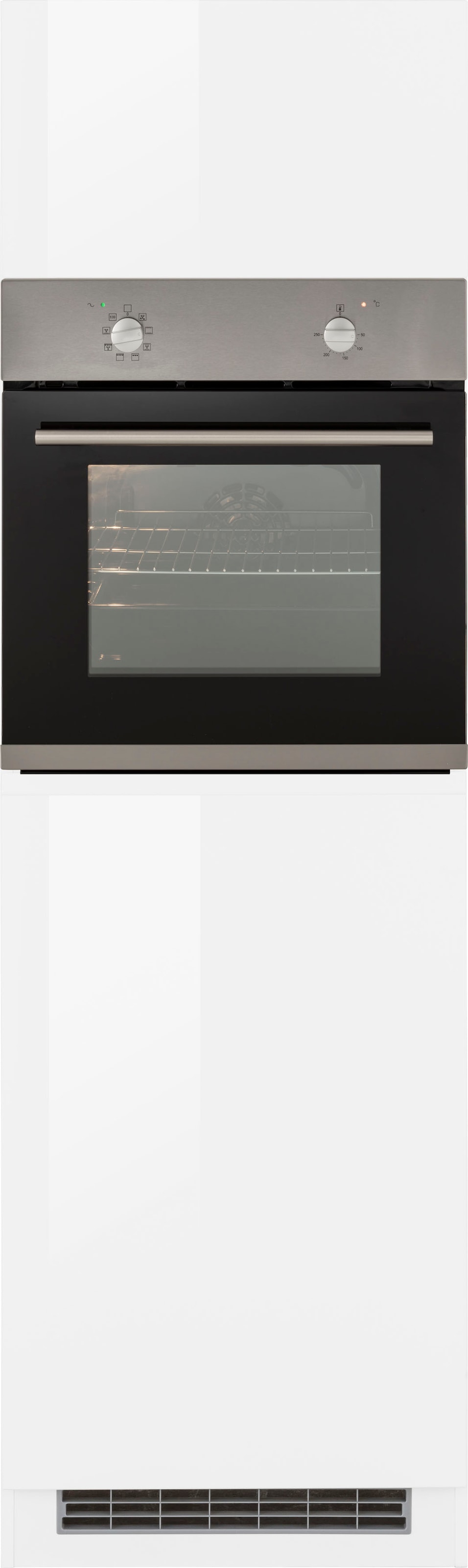 HELD MÖBEL Backofenumbauschrank »Virginia«, 200 cm hoch, 60 cm breit, Nische  für Ofen B/H/T: 56/59/55 cm, 2 Türen auf Rechnung bestellen