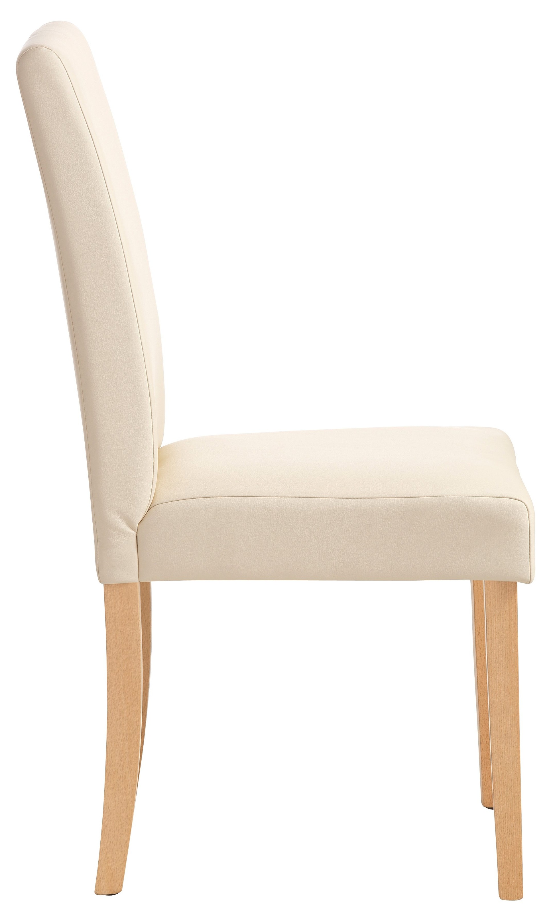Home affaire Esszimmerstuhl »Roko«, (Set), 2 St., Kunstleder, im 2er, 4er oder 6er-Set, Gestell Massivholz