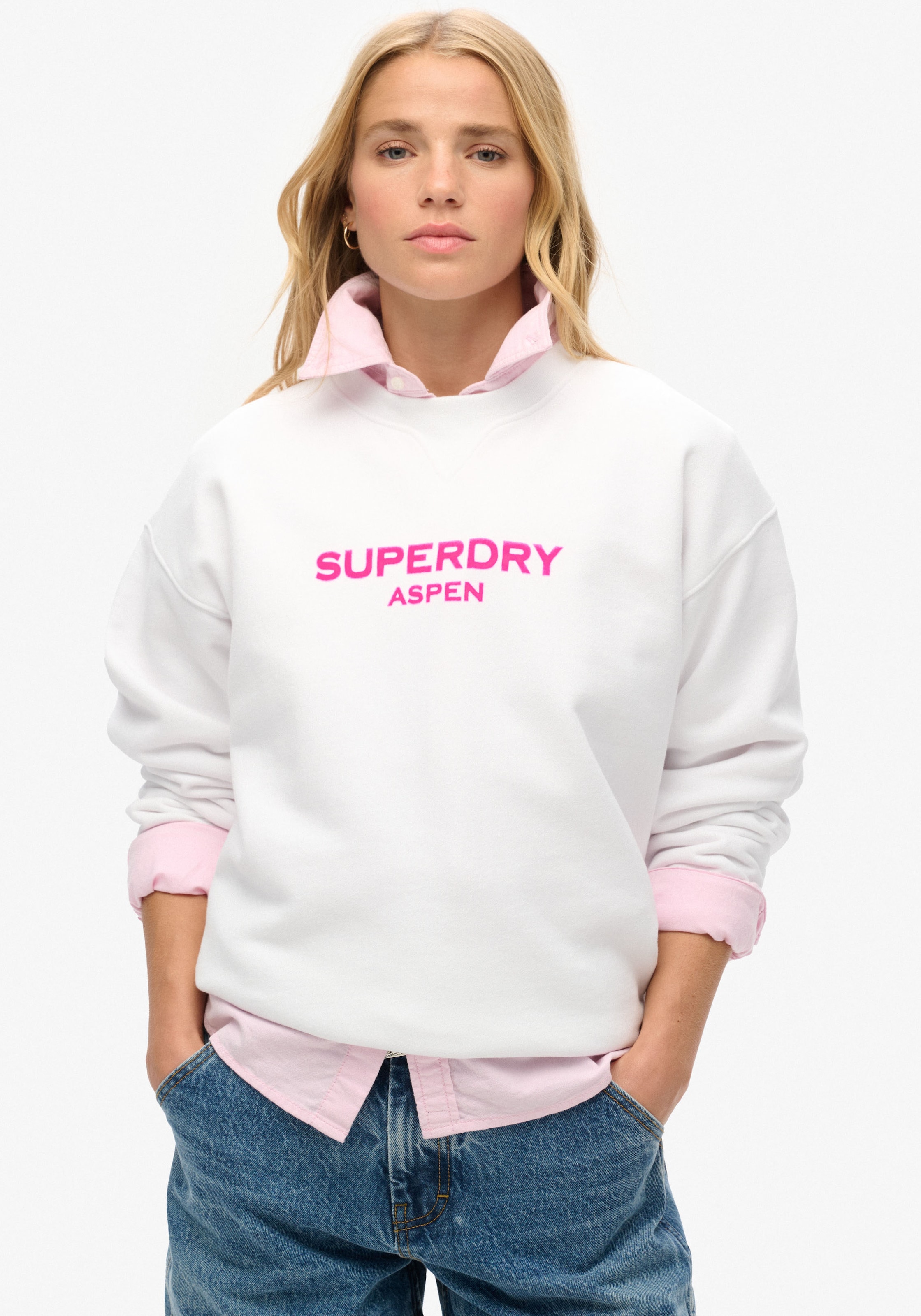 Superdry Sweatshirt »SPORT LUXE LOOSE CREW SWEAT«