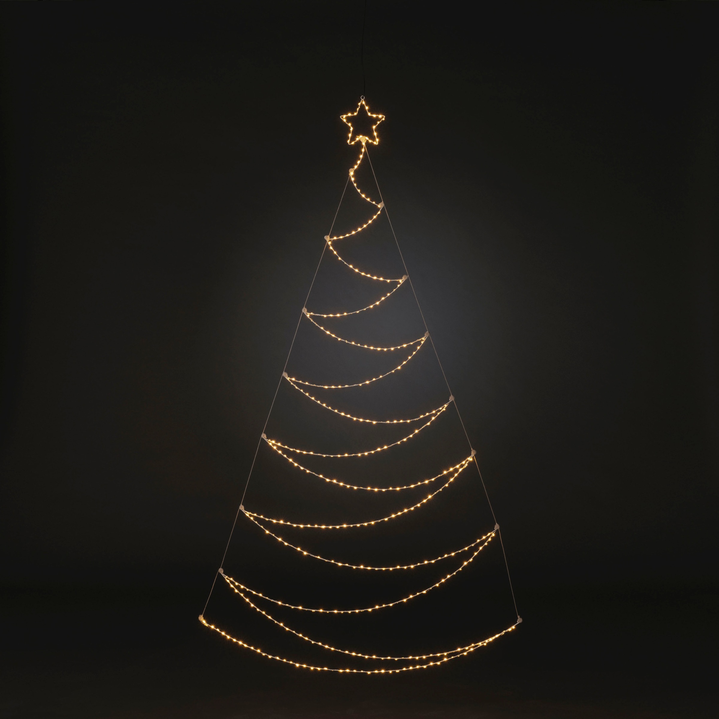 KONSTSMIDE LED Dekolicht »LED Metallweihnachtsbaum, Dioden«, 420 bernsteinfarbene flammig-flammig online bestellen weiß, 420
