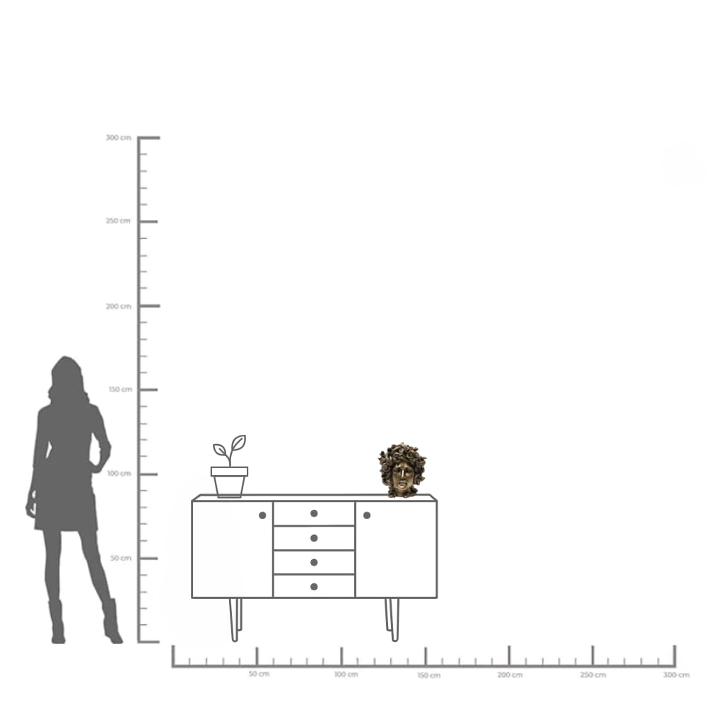 Kare Design Dekofigur »Medusa 21cm«