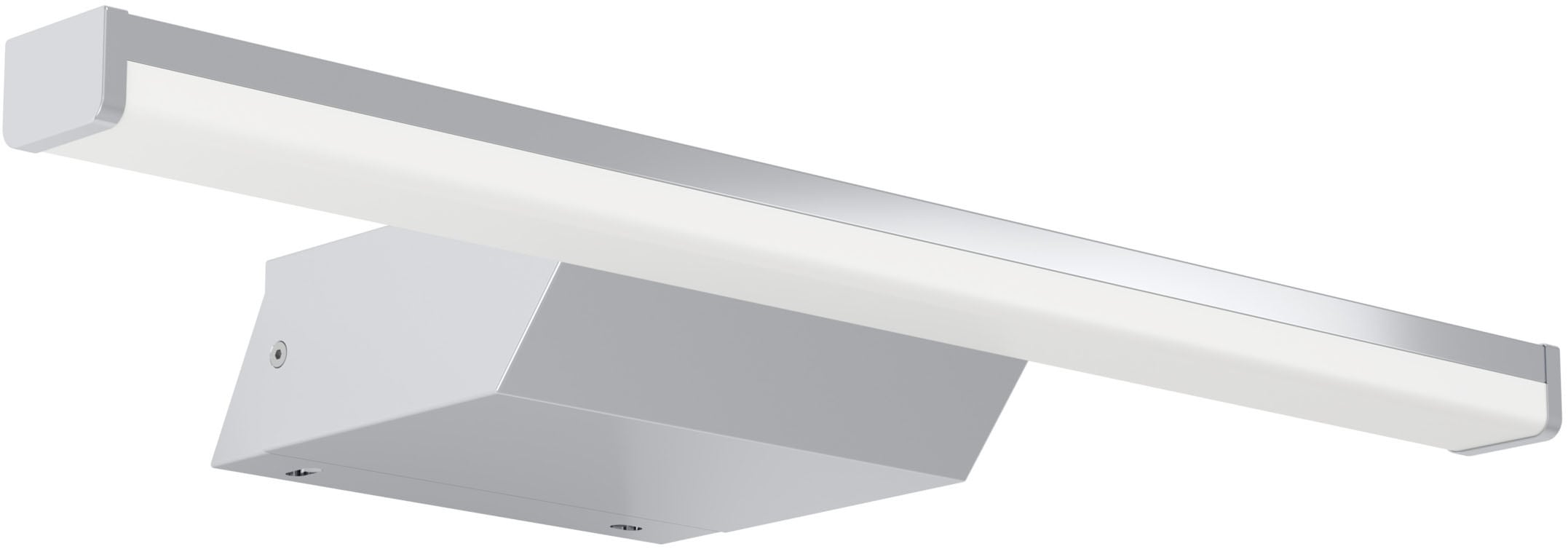 EGLO Spiegelleuchte »REGELLO-Z Spiegellampe - Kunststoff, Alu - LED - 12W - IP44« LED-Modul 1 Stk. Kaltweiß | Neutralweiß | RGB | Warmweiß Wandlampe, Badezimmerlampe, Bad, L60 x H4 x AL13 cm