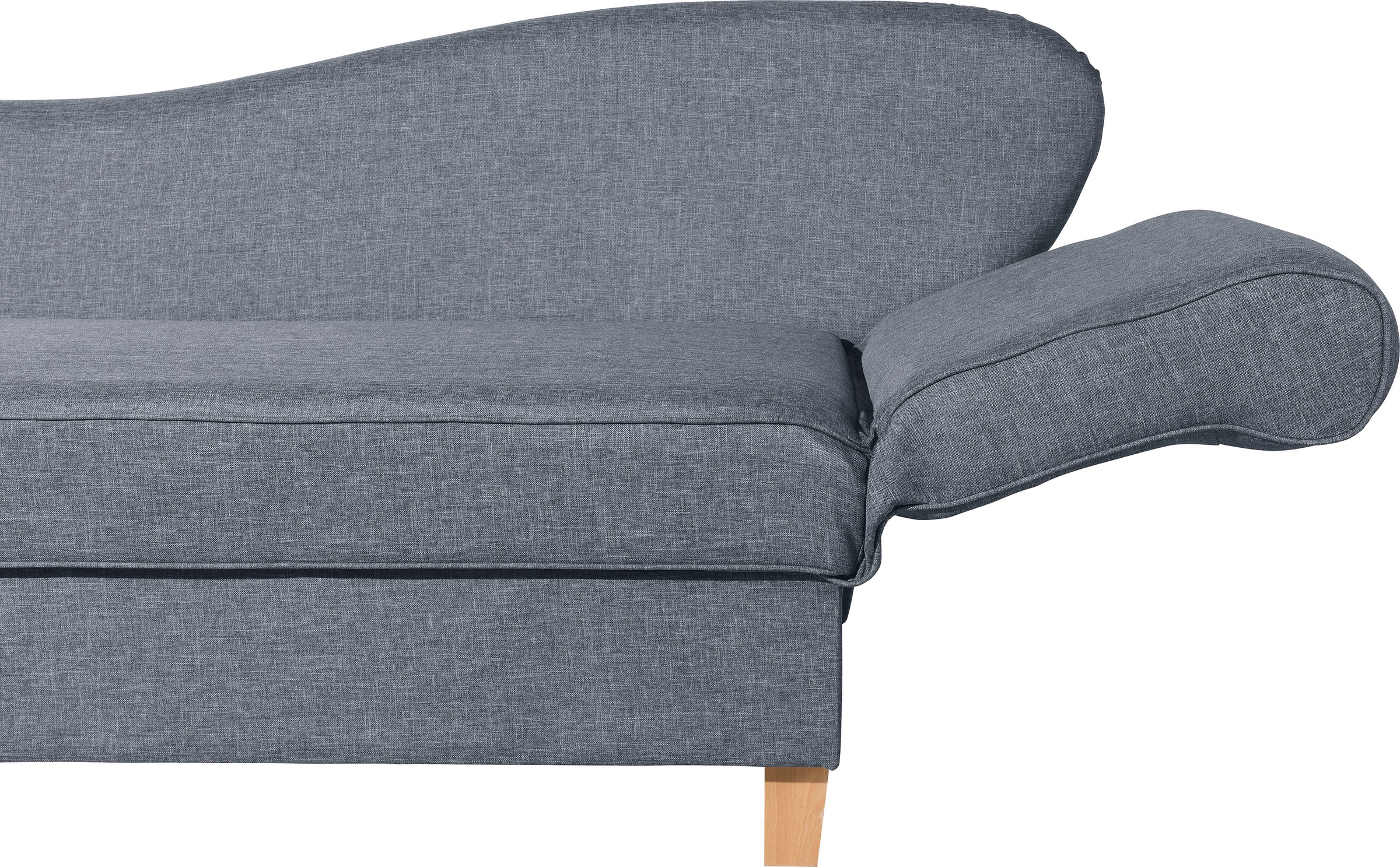 Max Winzer® Recamiere »Saturn mit verstellbarer Armlehne und Bettkasten, bequem zum Relaxen«, Armlehne links oder rechts, inkusive 4 Kissen
