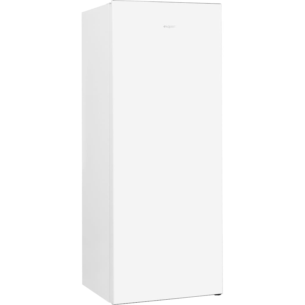 exquisit Vollraumkühlschrank, KS320-V-010E weiss, 143,4 cm hoch, 55,0 cm breit