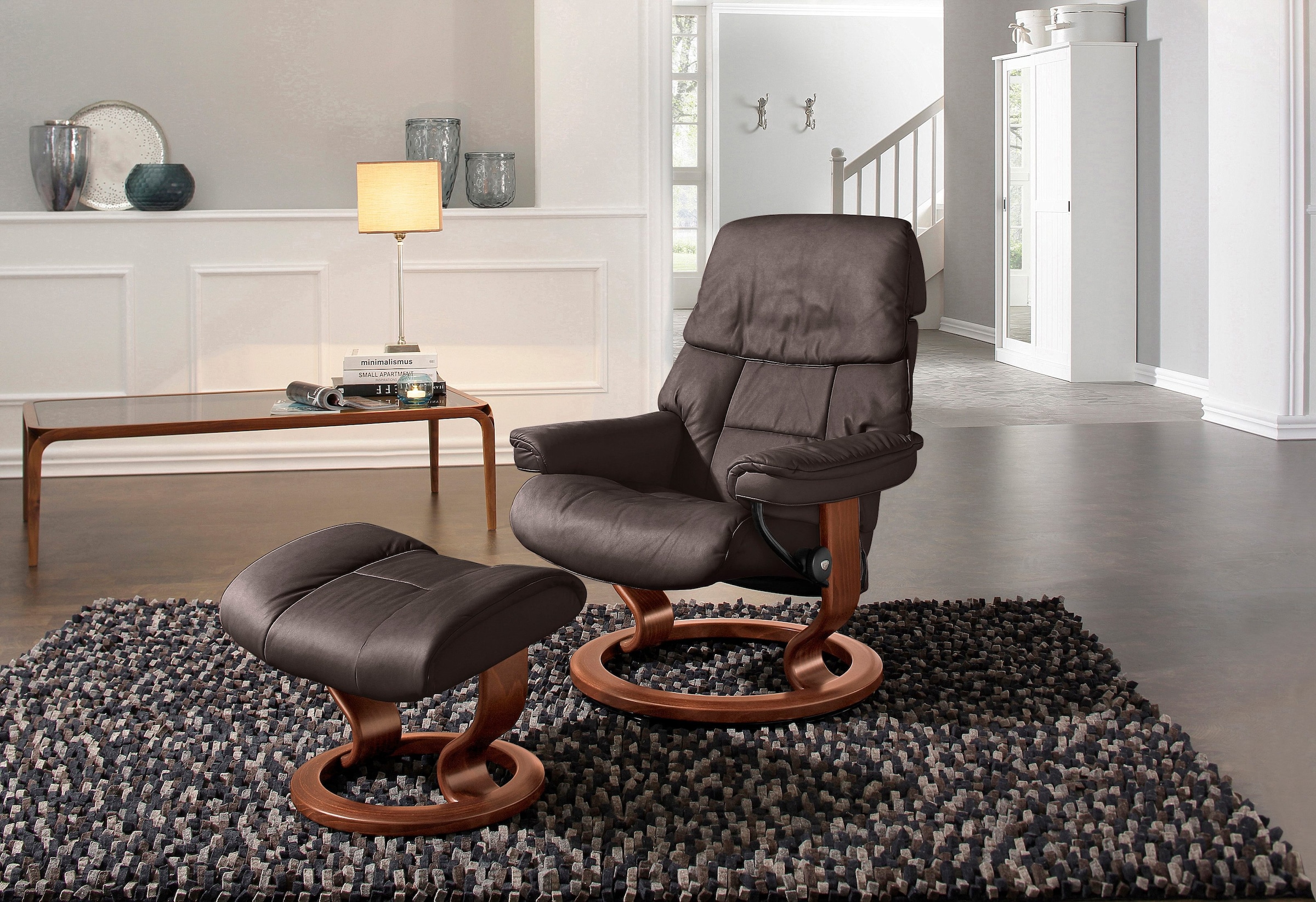 Stressless® Relaxsessel »Ruby«, (Set, Relaxsessel mit Hocker), mit Classic günstig online kaufen