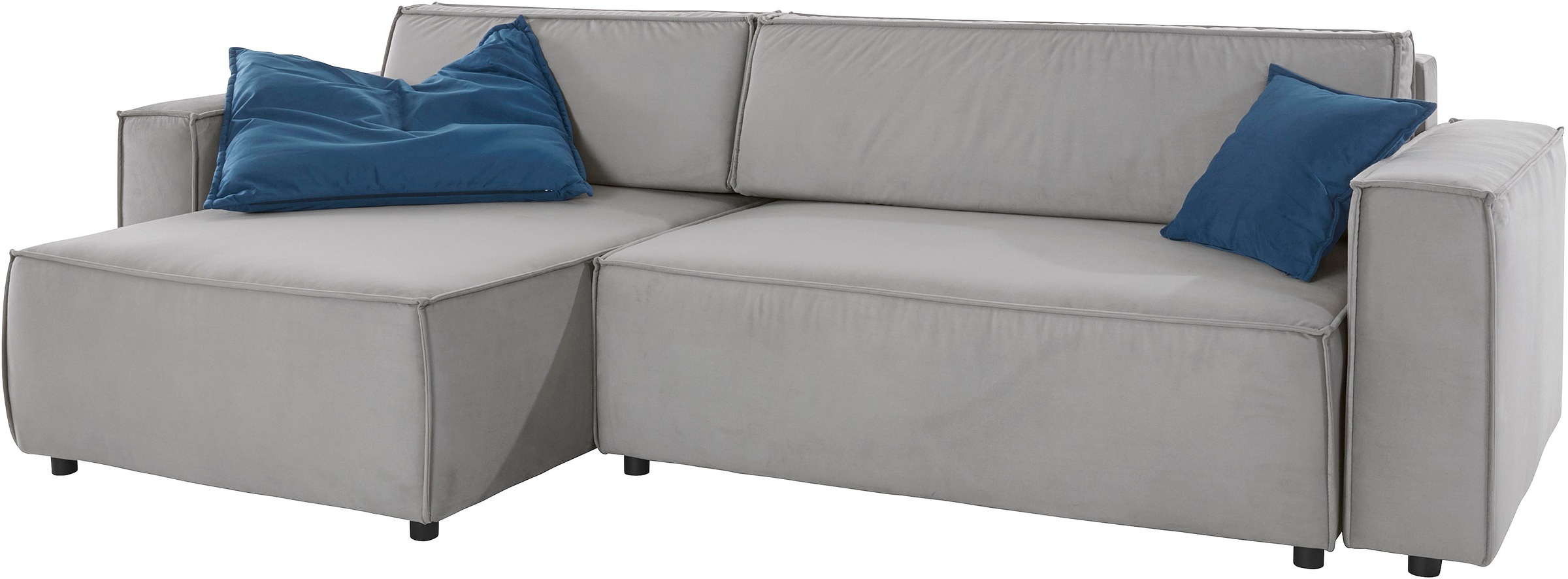 INOSIGN Ecksofa »Marva L-Form«, incl. Bettfunktion und Bettkasten, Federkern