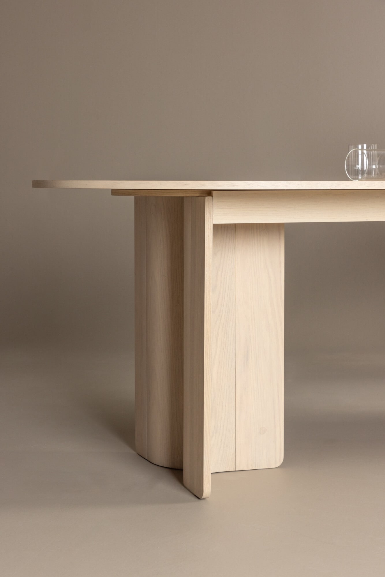 Venture Home Esstisch »Tyresö, rechteckiger Esstisch 220 × 100 cm in Whitewash, geräumig« Esszimmertisch, MDF, hell, pflegeleicht