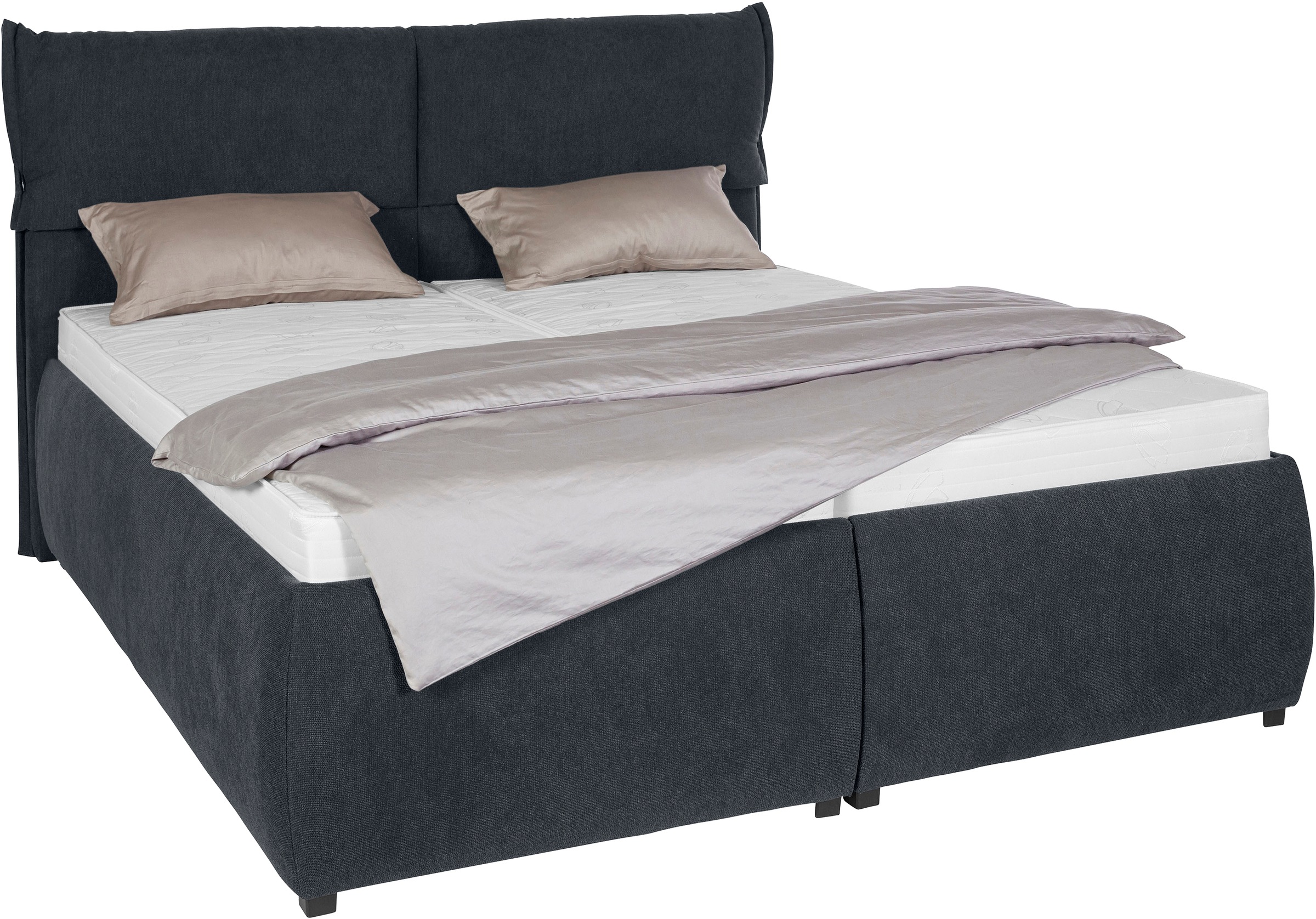andas Polsterbett »Jenson« als Bettgestell oder mit 3 Matratzenarten und Hä günstig online kaufen