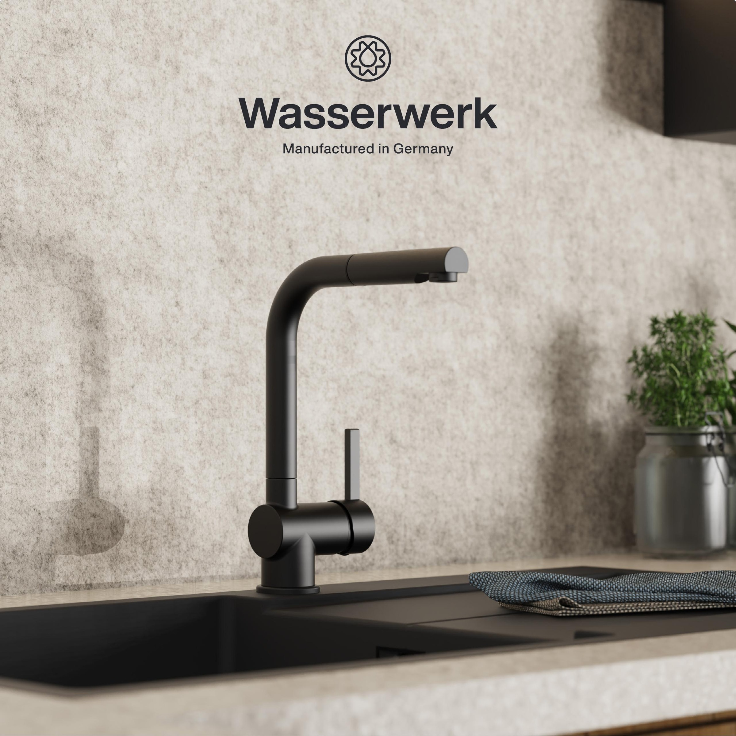 WASSERWERK Spültischarmatur »WK 4, Wasserhahn, Küche, Einhebelmischer« günstig online kaufen