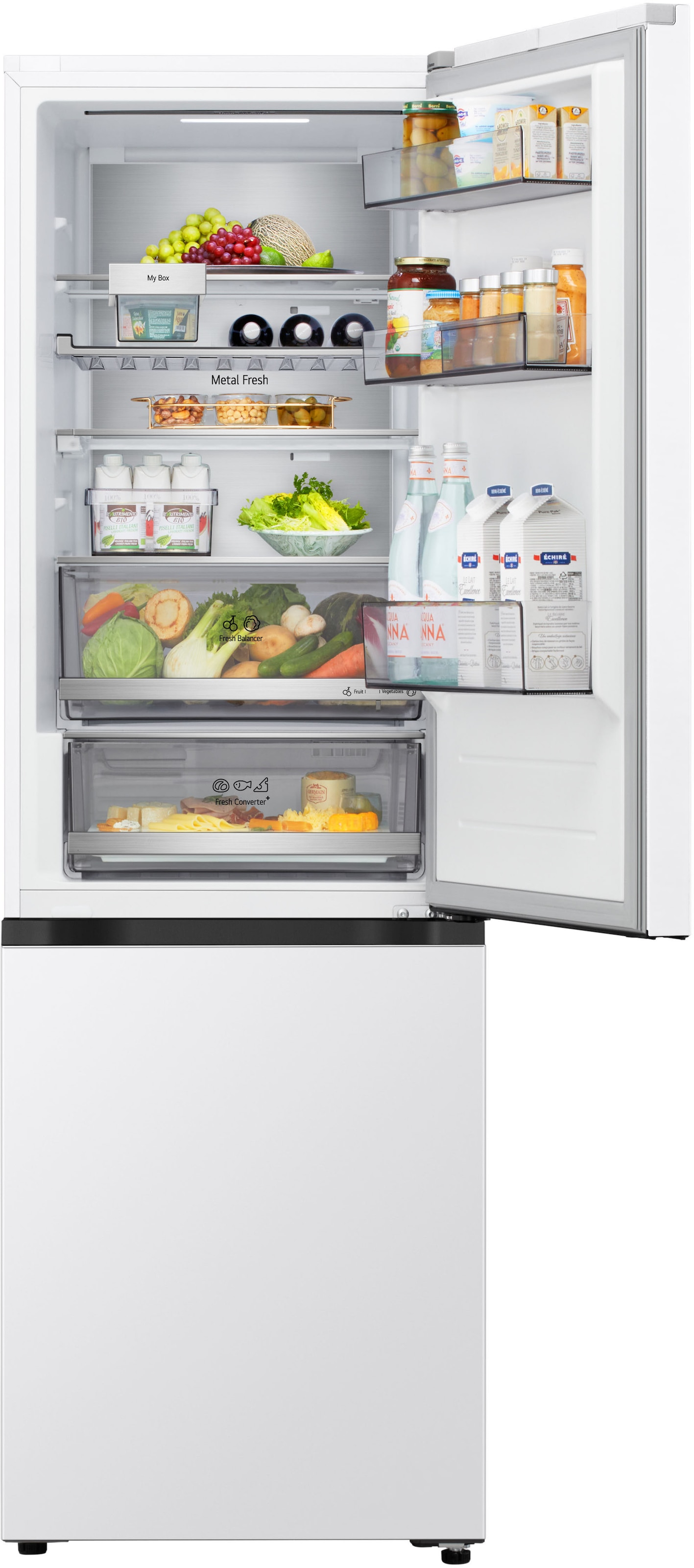 LG Kühl-/Gefrierkombination Serie 7 »GBBS716ASW« 186 cm hoch 59,7 cm breit Vollintegrierbarer Kühlschrank dank frontaler Luftzufuhr und Abluft