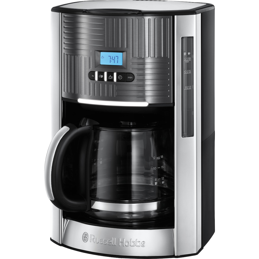 RUSSELL HOBBS Filterkaffeemaschine »Geo Steel 25270-56«, 1,5 l Kaffeekanne, Papierfilter, 1x4