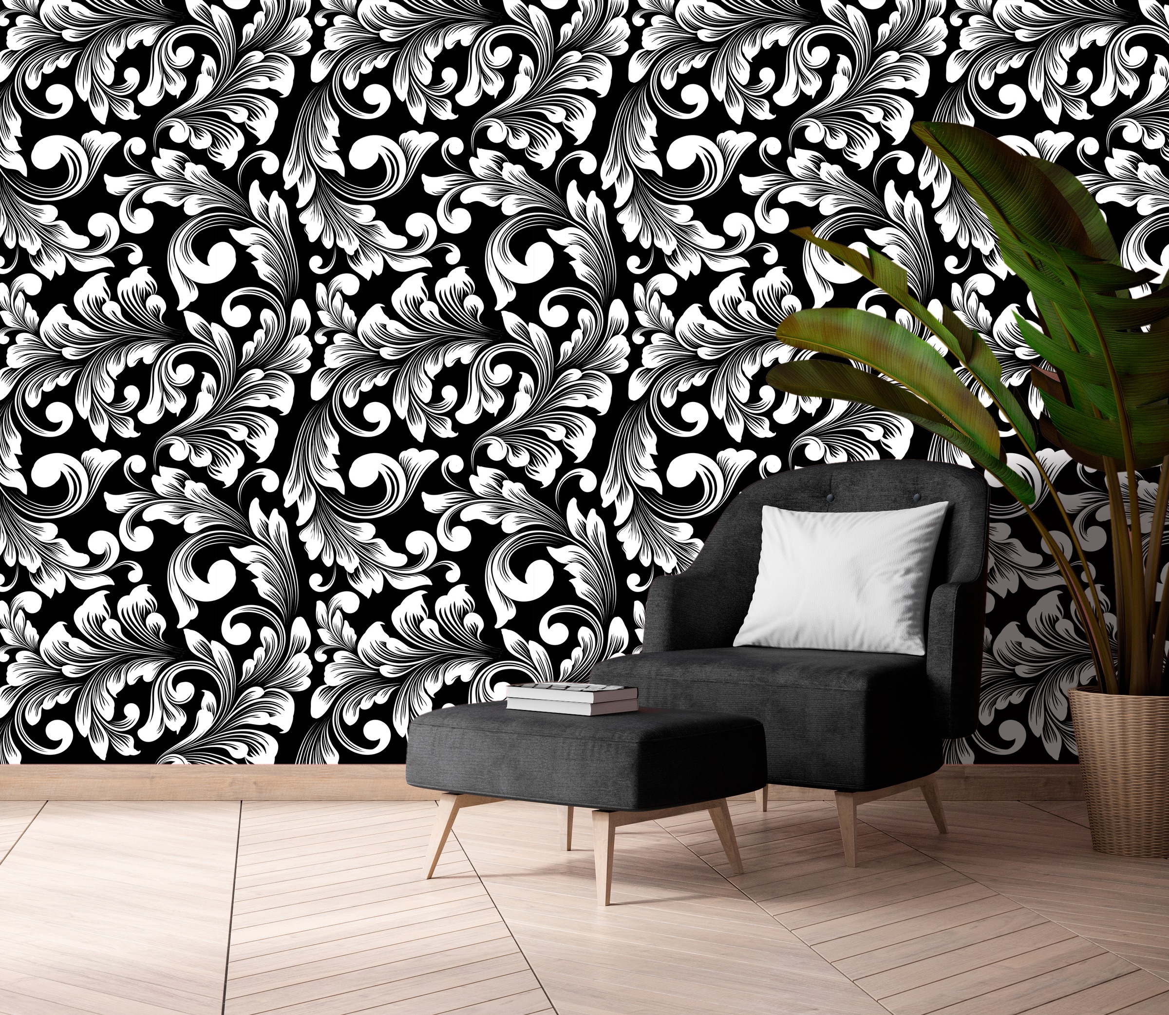queence Vinyltapete »Adele«, Farbverlauf-bedruckt-abstrakt, 90x250cm, selbstklebend, kinderleichte Anbringung, Sticker