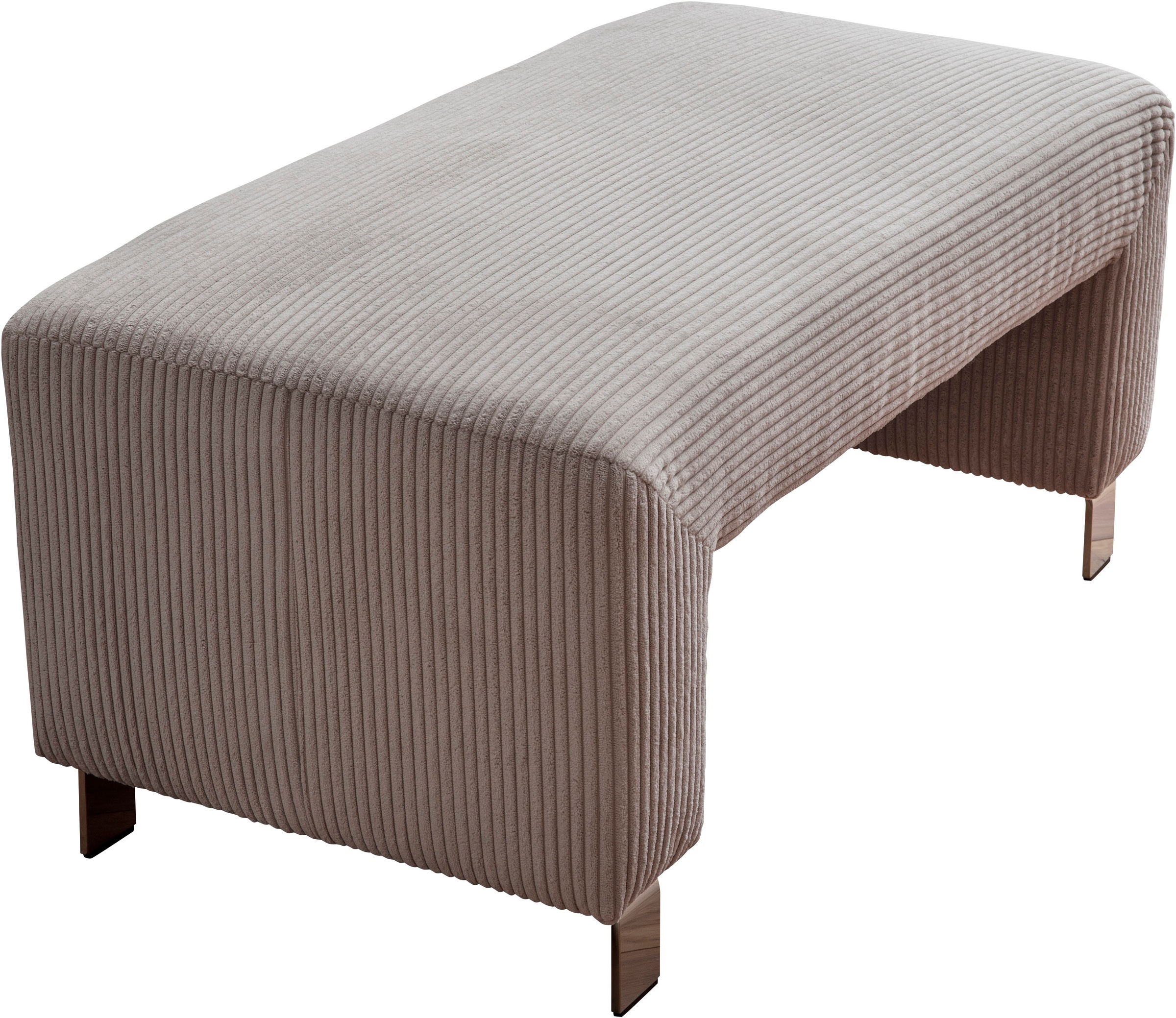 exxpo - sofa fashion Polsterhocker »Intenso, Hocker, modern, wahlweise in Leder oder Textil«, hohe Bodenfreiheit, frei im Raum stellbar, hoher Sitzkomfort