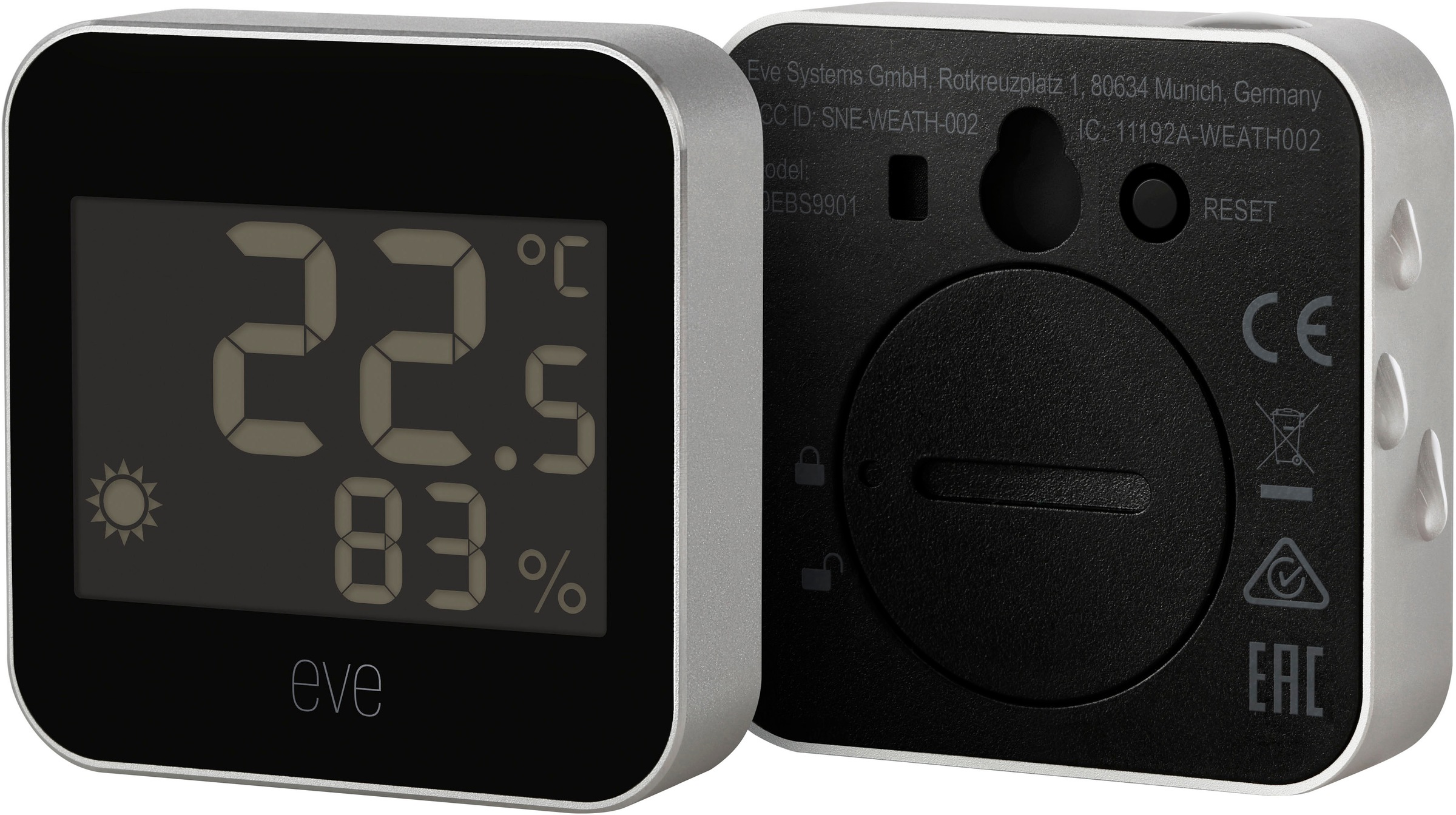 EVE Sensor »Weather (Matter) 2er Pack« Smarte Wetterstation günstig online kaufen