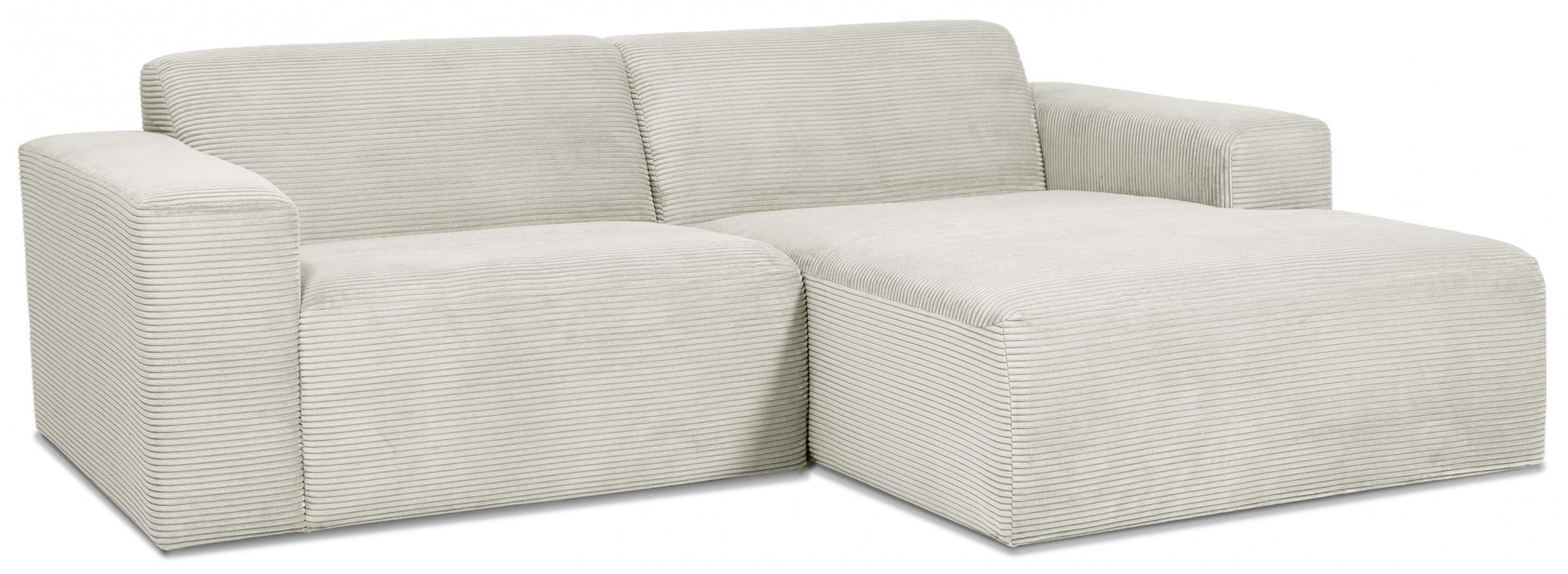 INOSIGN Ecksofa »Koa,228cm, L-Form, Modulsofa, Webstoff, Cord«, Designsofa in Cord, weicher Lounge-Sitzkomfort