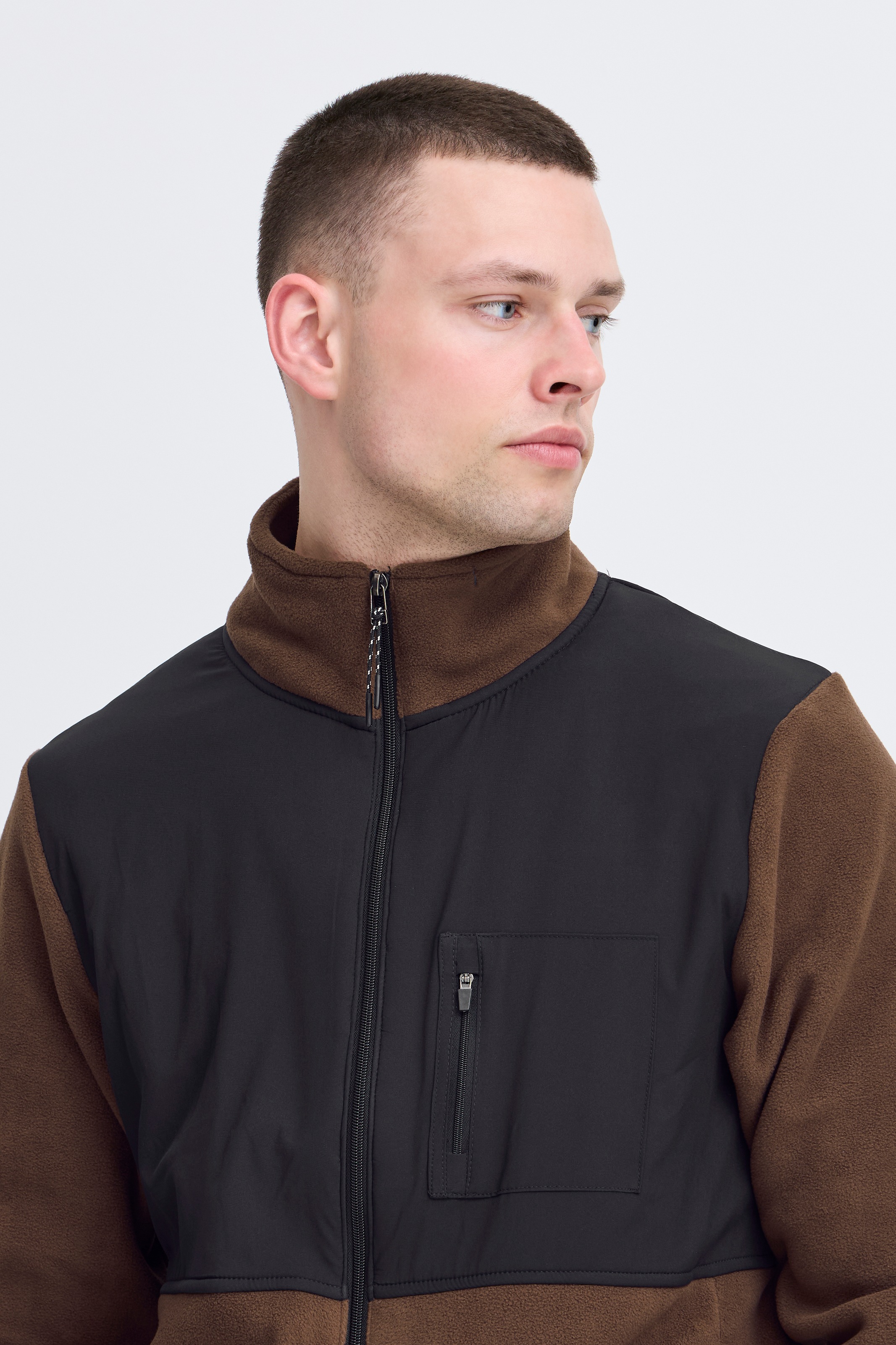Blend Fleecepullover »BHMARIO Sweatshirt zipp thru«