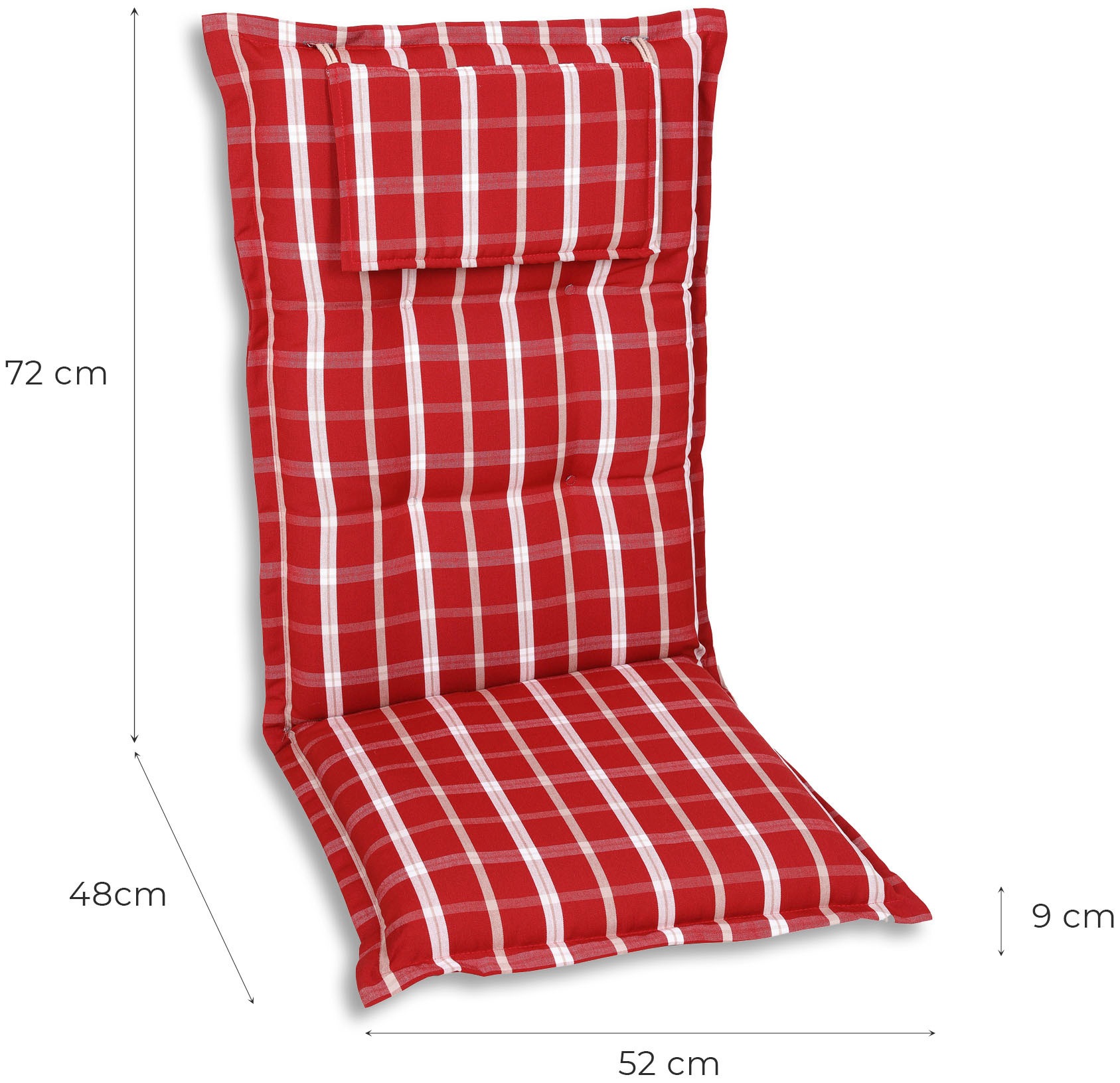 GO-DE Hochlehnerauflage »Marseille«