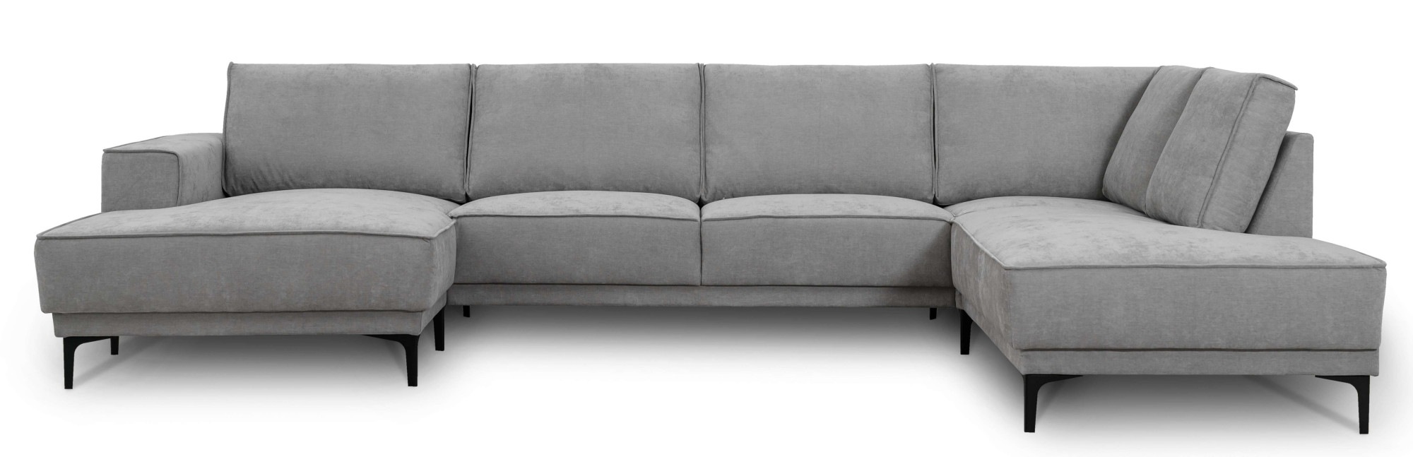 OTTO home Wohnlandschaft »XXL Sofa Oland, Struktur, Flachgewebe, Luxus-Micr günstig online kaufen