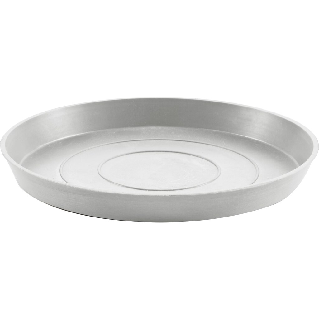 ECOPOTS Blumentopfuntersetzer »ROUND SAUCER White Grey«