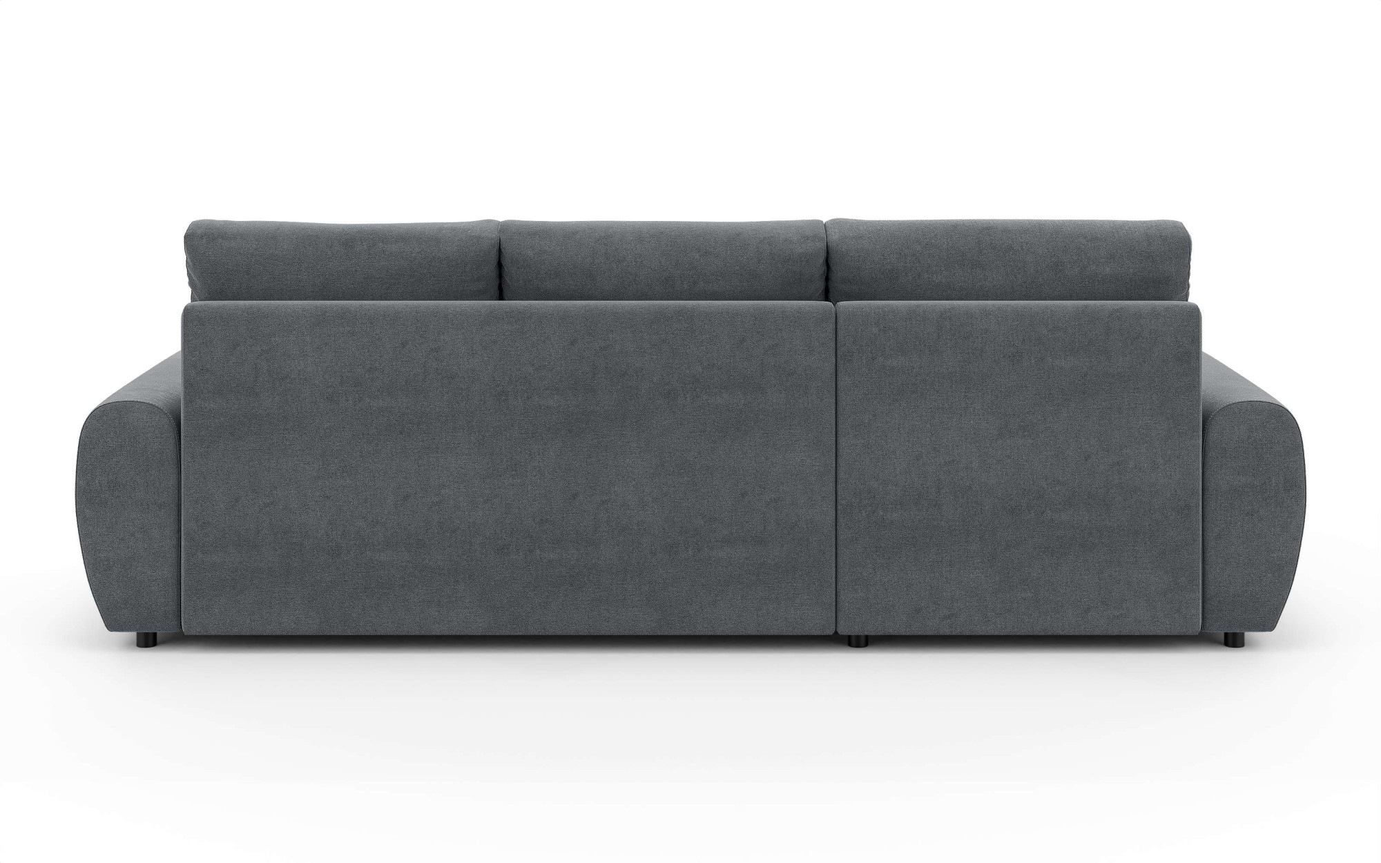 INOSIGN Ecksofa »HAVERHILL Schlafsofa mit Bettkasten, Maße B/H/T: 237/89/166 cm«, L-Form mit Recamiere links oder rechts bestellbar, Wellenunterfederung