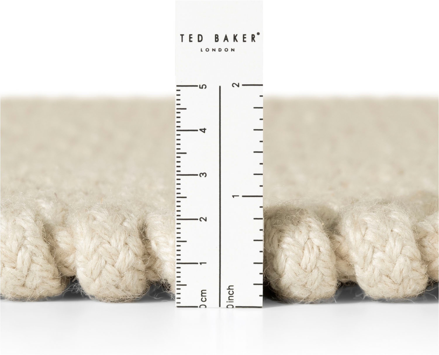Ted Baker Teppich »Rope« rechteckig 15 mm Höhe Handgemacht, Boho, Outdoor, Seil-Struktur, Rope, Wohnzimmer