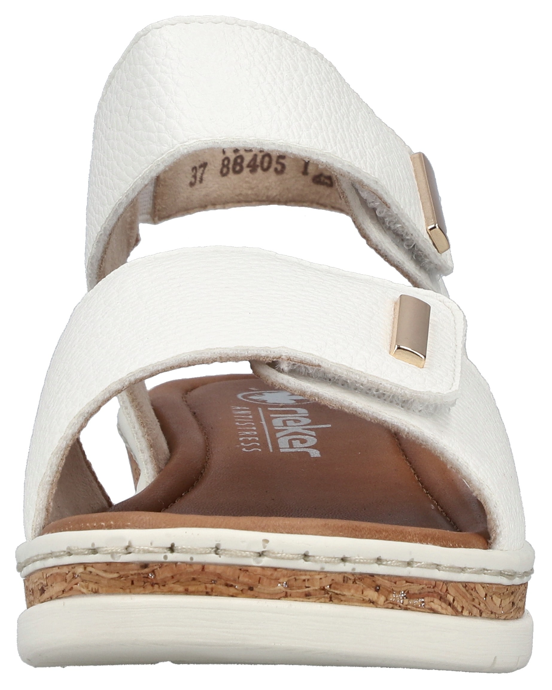 Rieker Keilsandalette  Sommerschuh, Keilsandalette, Plateausandale mit Klett