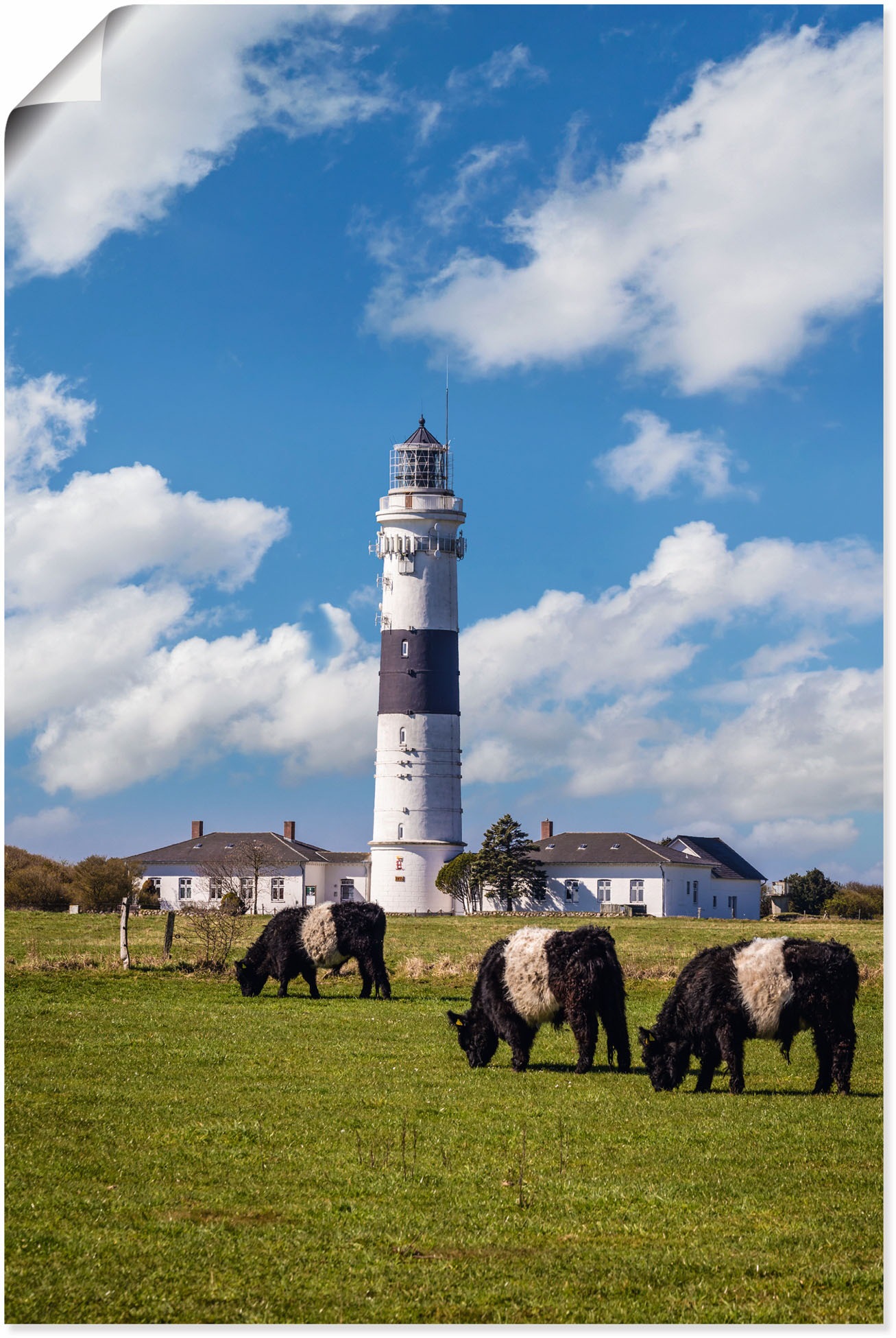 Artland Wandbild »Leuchtturm Langer Christian Kampen Sylt« Gebäude 1 Stk. t günstig online kaufen