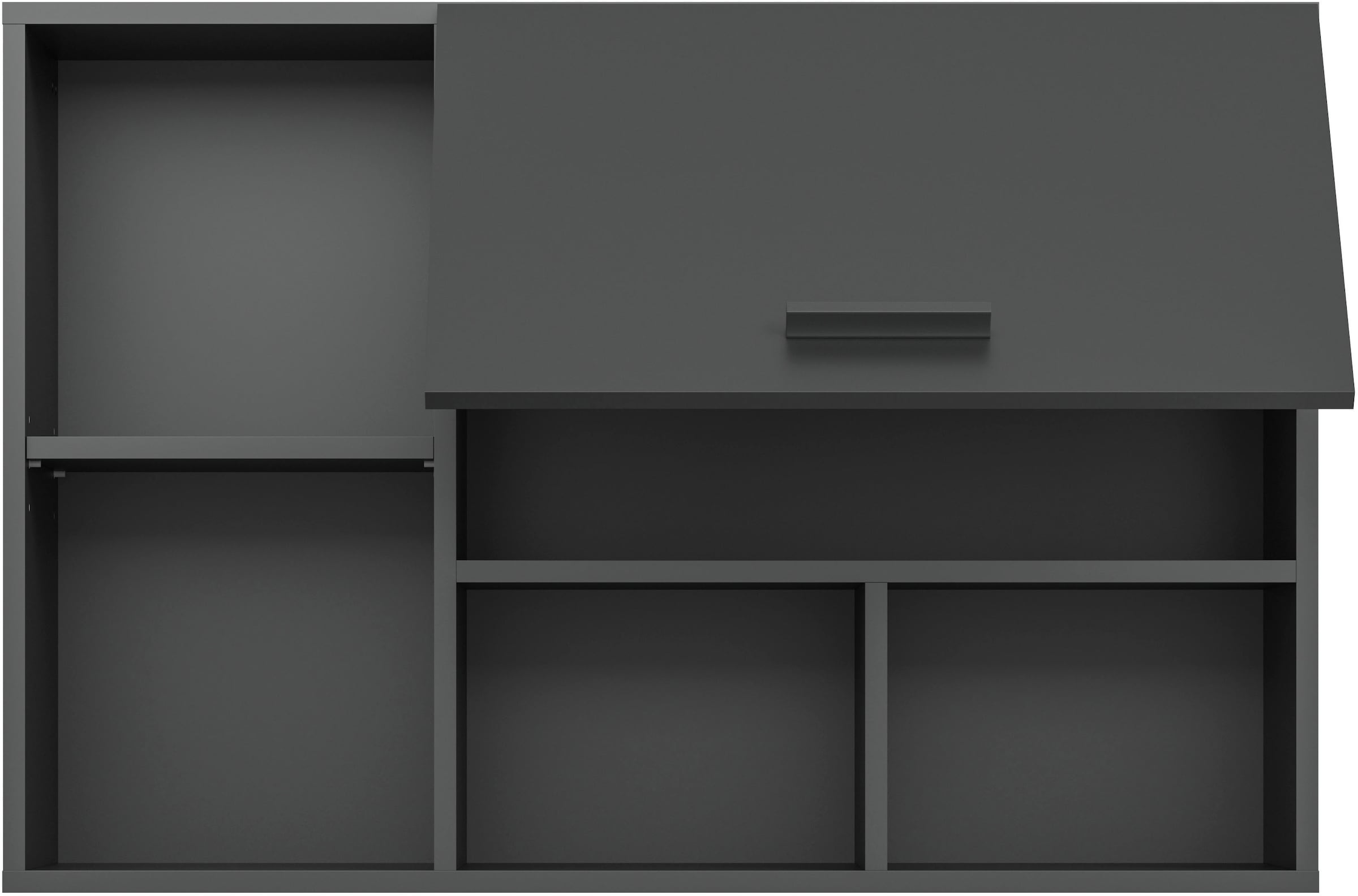 welltime Hängeschrank »FALAS, TOPSELLER! Breite 95cm, 1 Klappe, 5 Fächer«, (1 St., in verschiedenen Farben erhältlich), Schrank, Wandschrank, Badschrank, Wäscheschrank