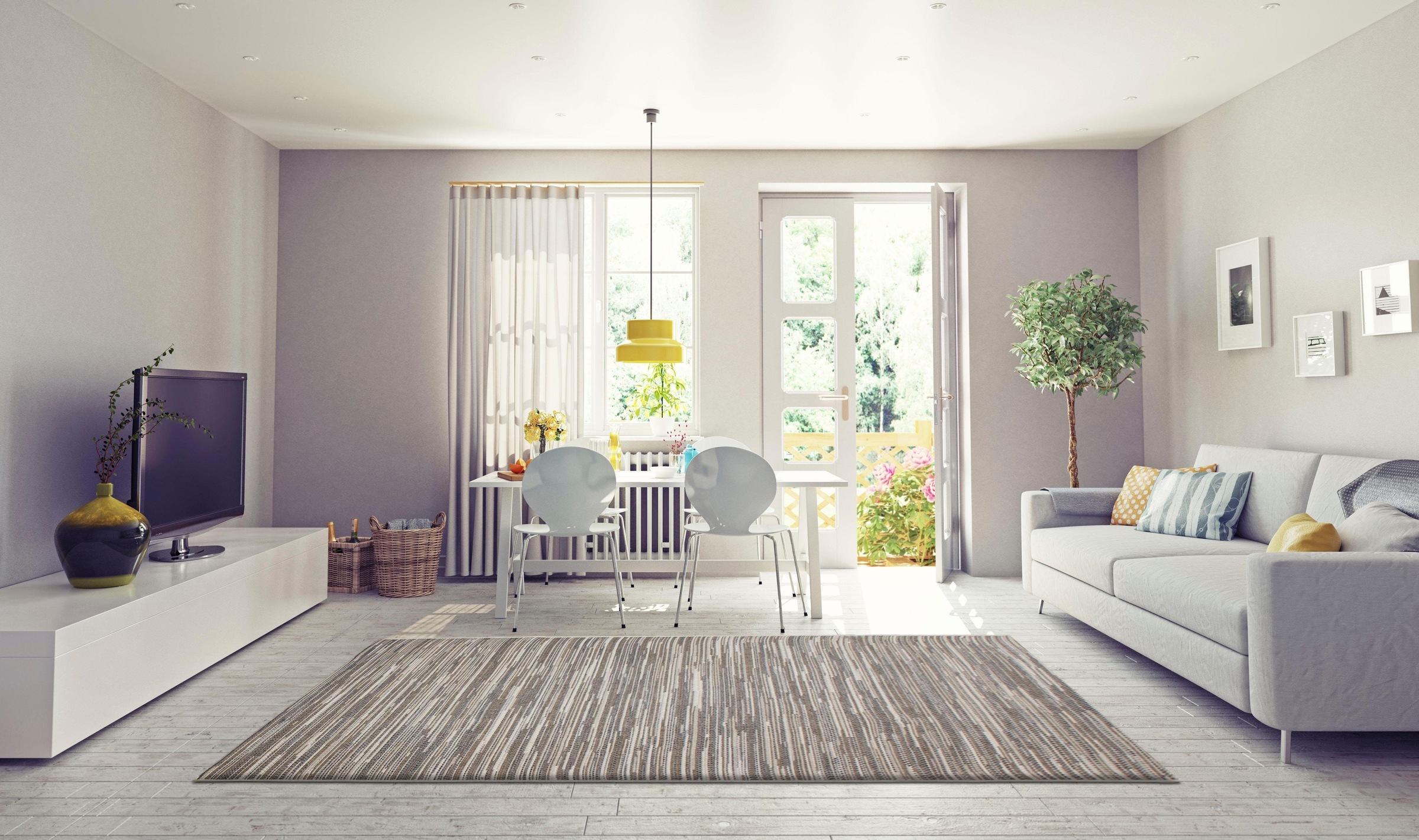 my home Teppich »Sokol«, rechteckig, 7 mm Höhe, Indoor und Outdoor geeignet günstig online kaufen