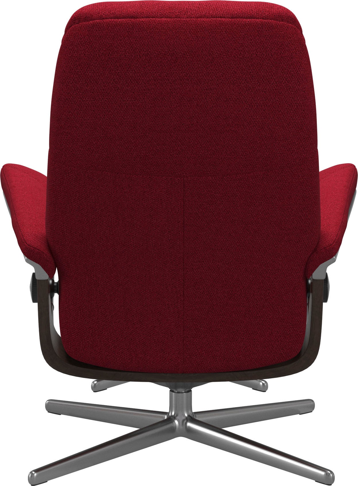 Stressless® Relaxsessel »Consul«, (Set, Relaxsessel mit Hocker), mit Hocker, mit Cross Base, Größe S, M & L, Holzakzent Wenge