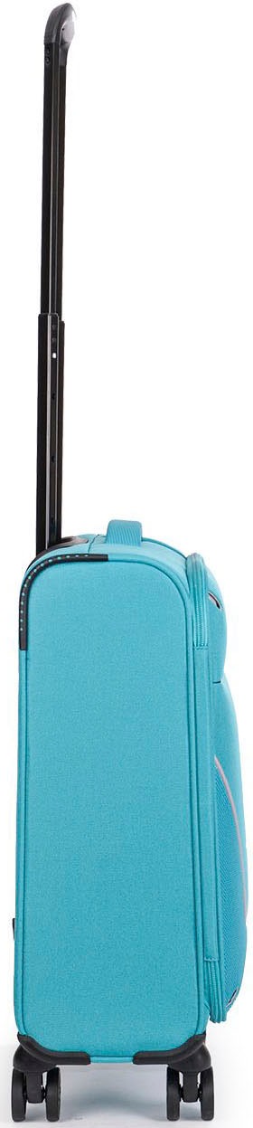 Stratic Weichgepäck-Trolley »Strong S, petrol«, 4 Rollen, Handgepäck Reisekoffer Reisegepäck TSA-Schloss
