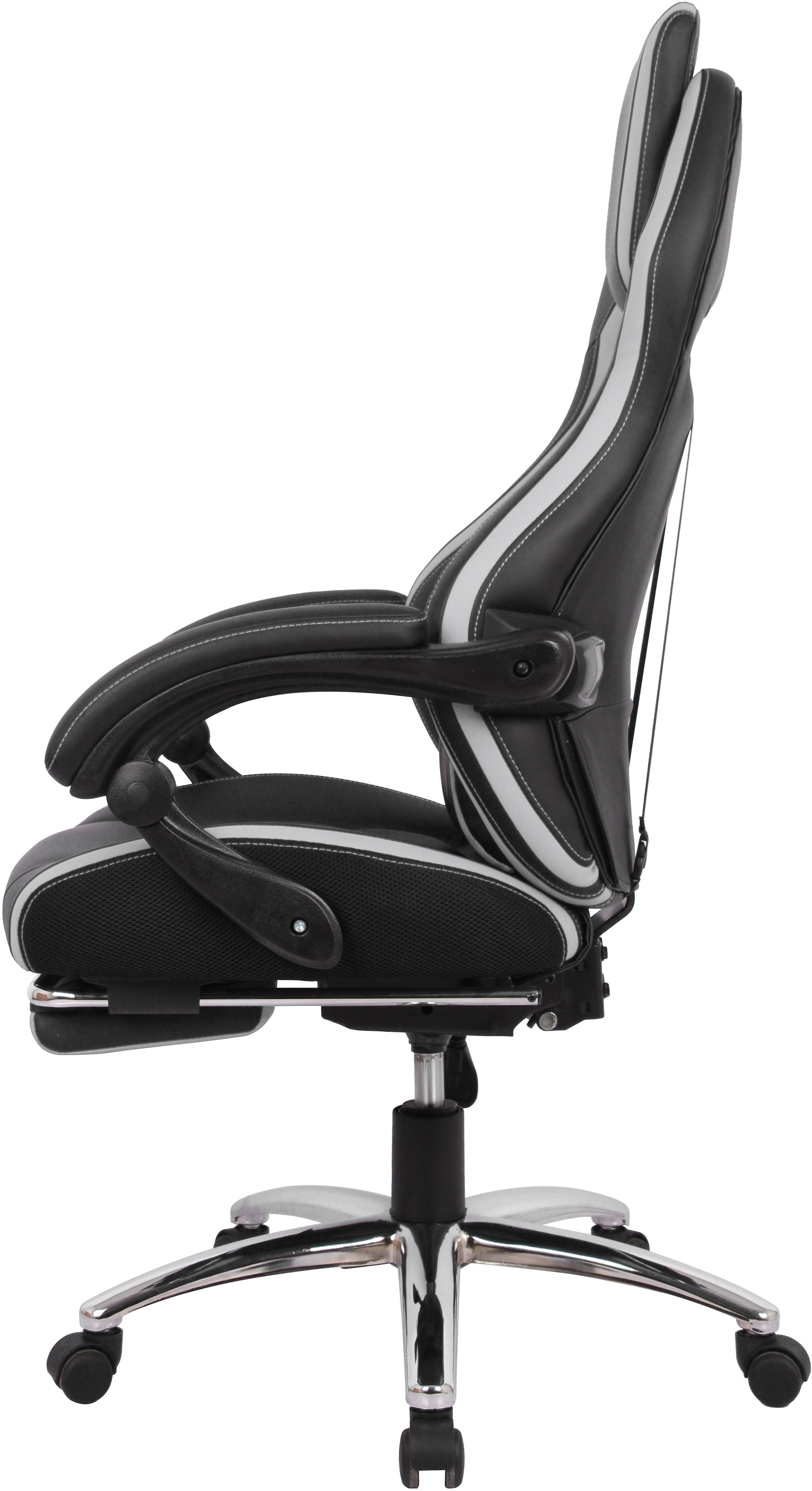 INOSIGN Gaming-Stuhl »Sprinta 1, Chefsessel mit ausziehbarer Fußstütze« () komfortabel gepolstert mit vielen ergonomischen Funktionen