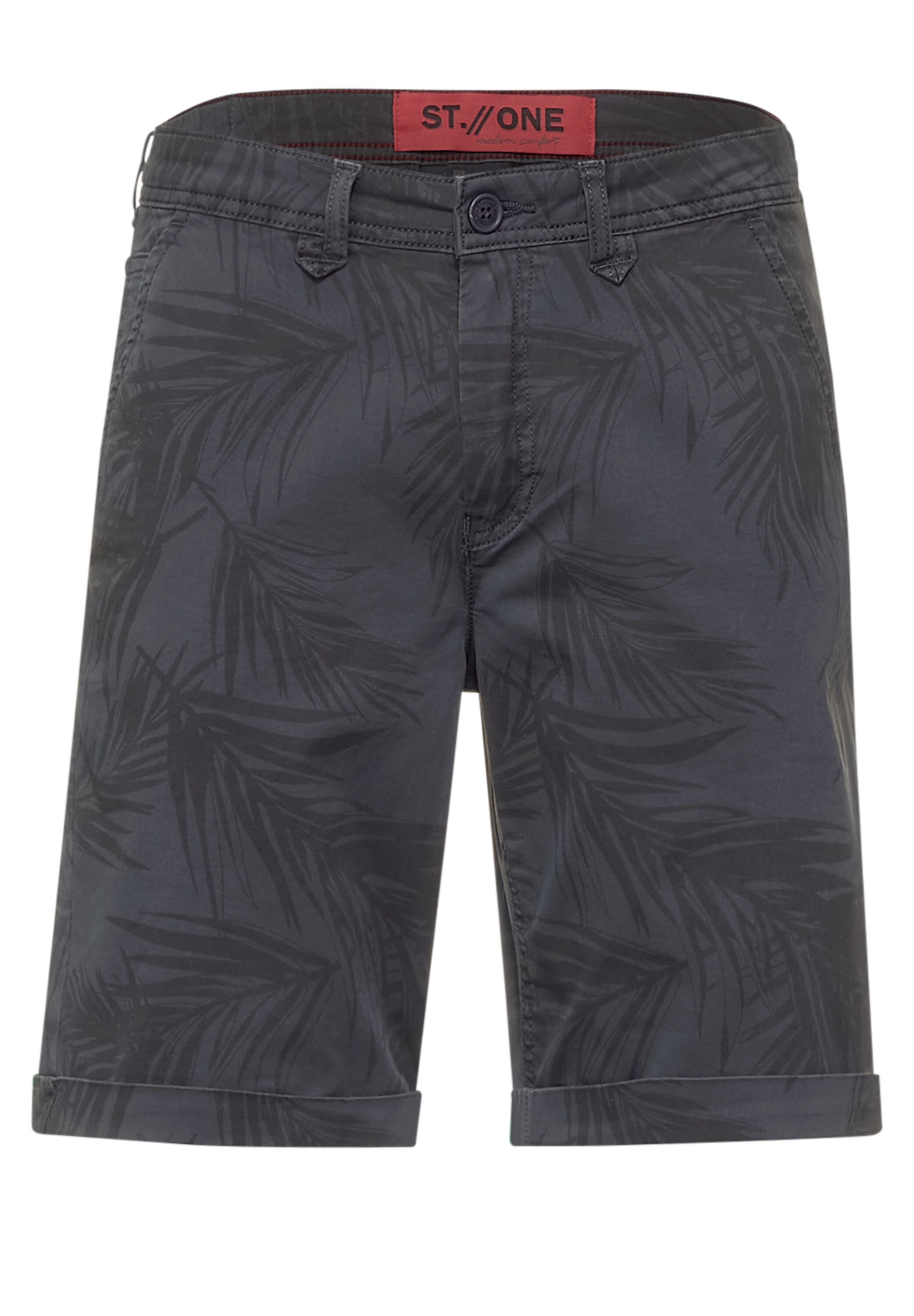 4. Bild von STREET ONE MEN Shorts, mit Blätterprint