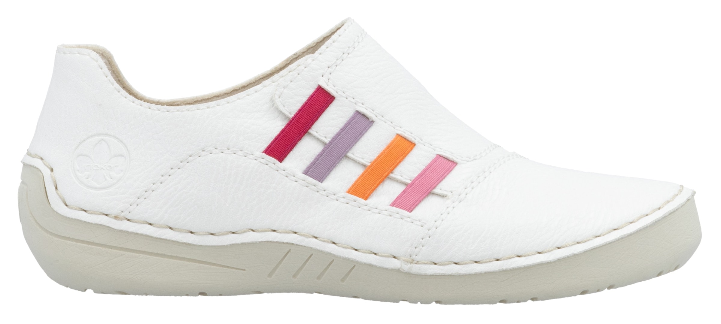 Rieker Slipper, Slip-on Sneaker, Schlupfschuh, Halbschuh mit weicher Innnensohle