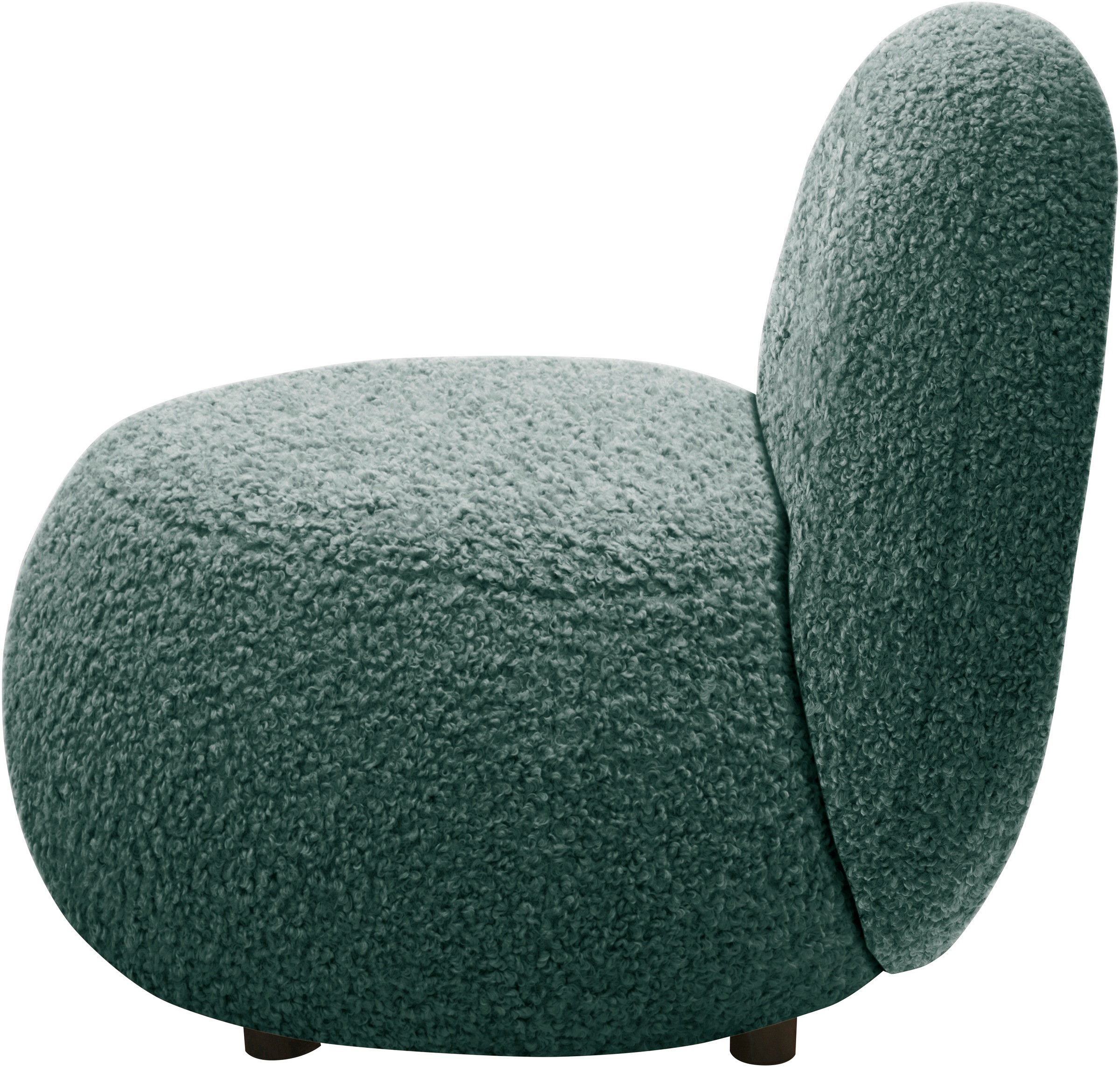 INOSIGN Sessel »Mithras II Cocktailsessel«, Bouclé oder Fellimitat; Lieferzeit nur ca. 2 Wochen