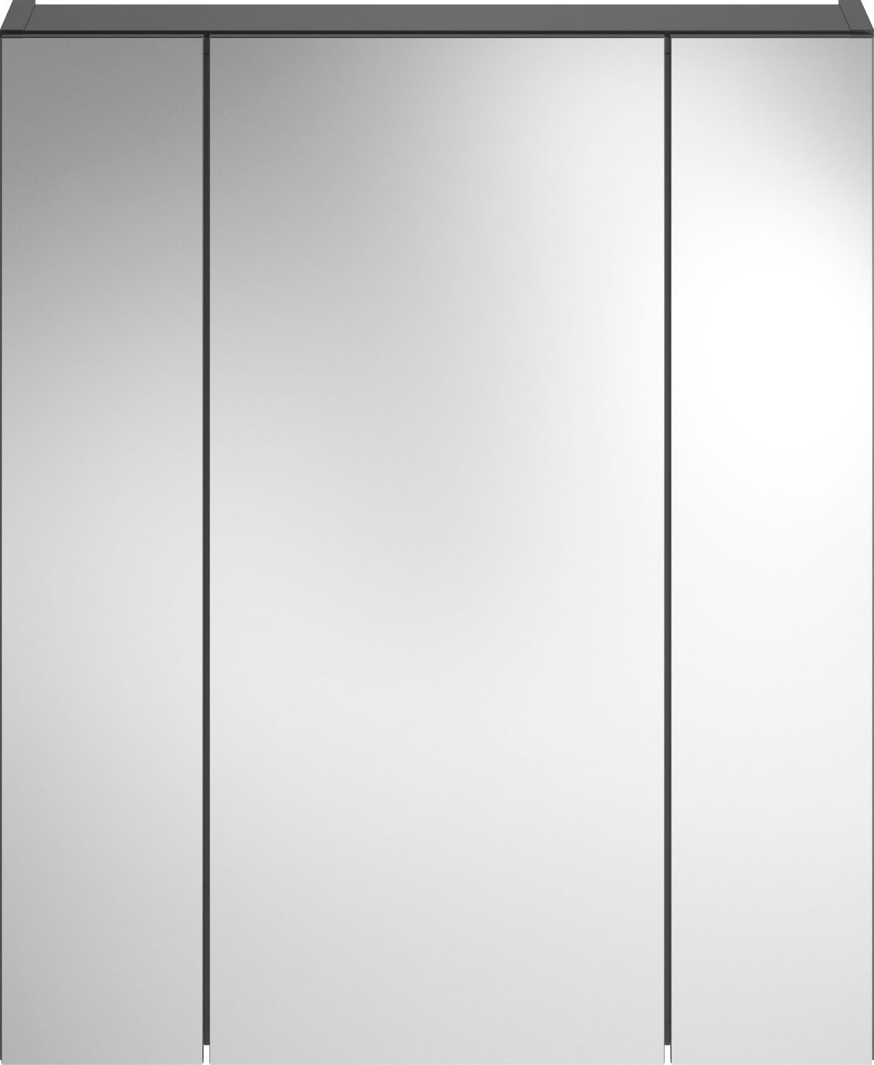 INOSIGN Spiegelschrank »Malmö, Breite 60 cm, 3 Spiegeltüren, 9 Fächer, 6 Ei günstig online kaufen