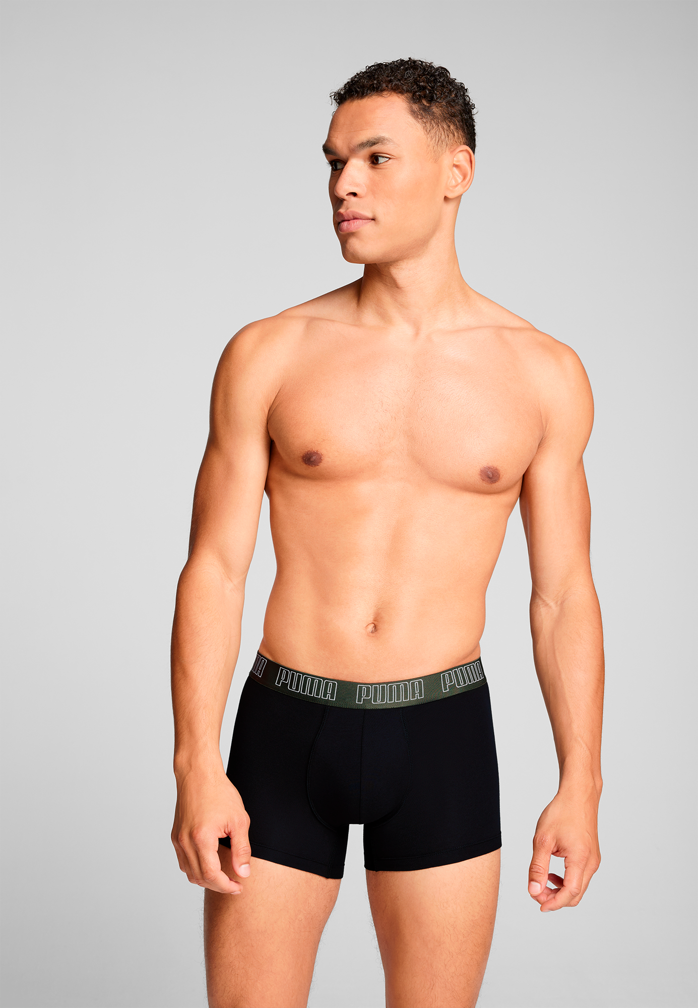 PUMA Trunk »PUMA MEN EVERYDAY TRUNKS 2P«, (2er Pack), mit Logobund