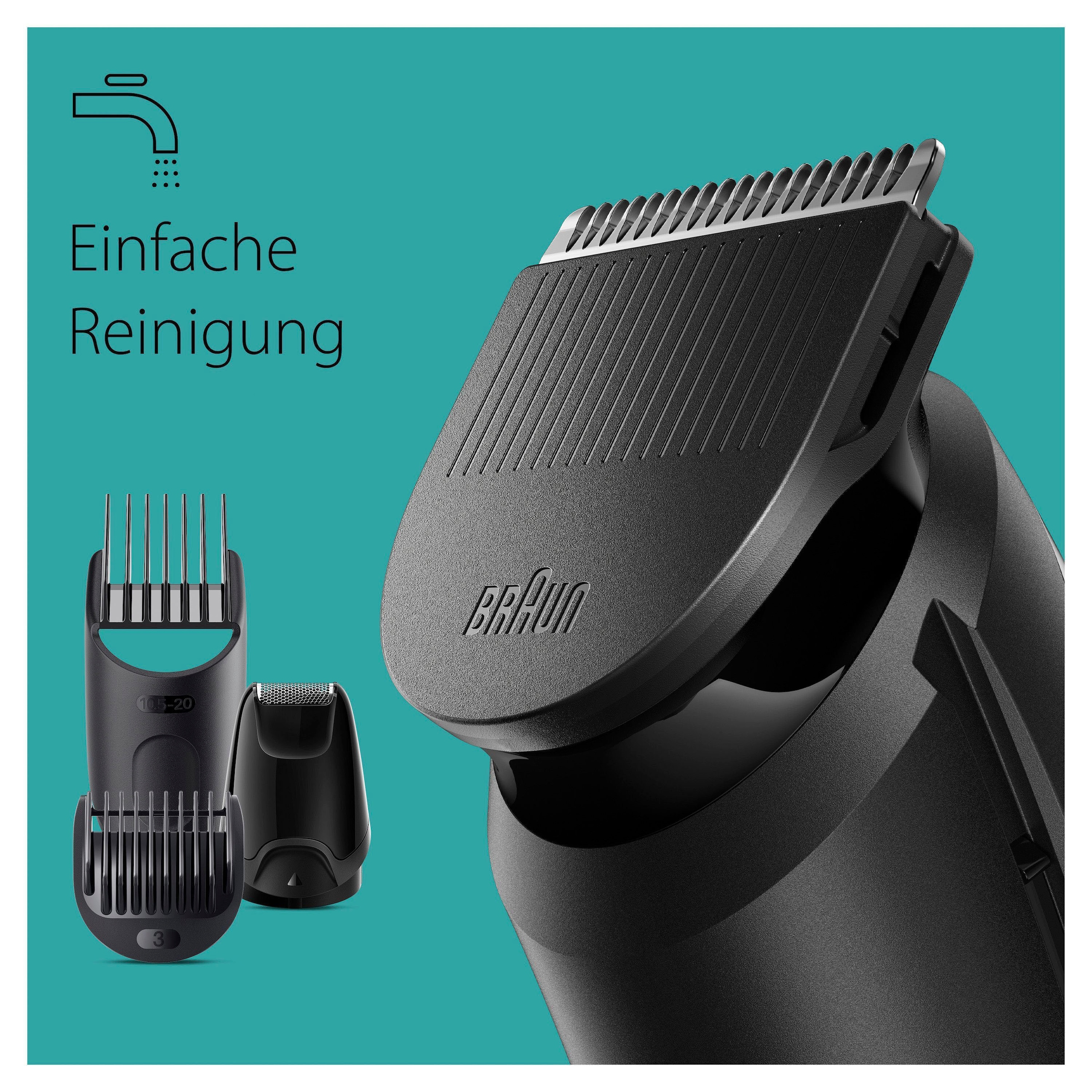 Braun Haarschneider »All-In-One Styling Set im MGK3420«, Laufzeit Online-Shop 50 Min. 6-in-1 Barttrimmer, bestellen kabellose