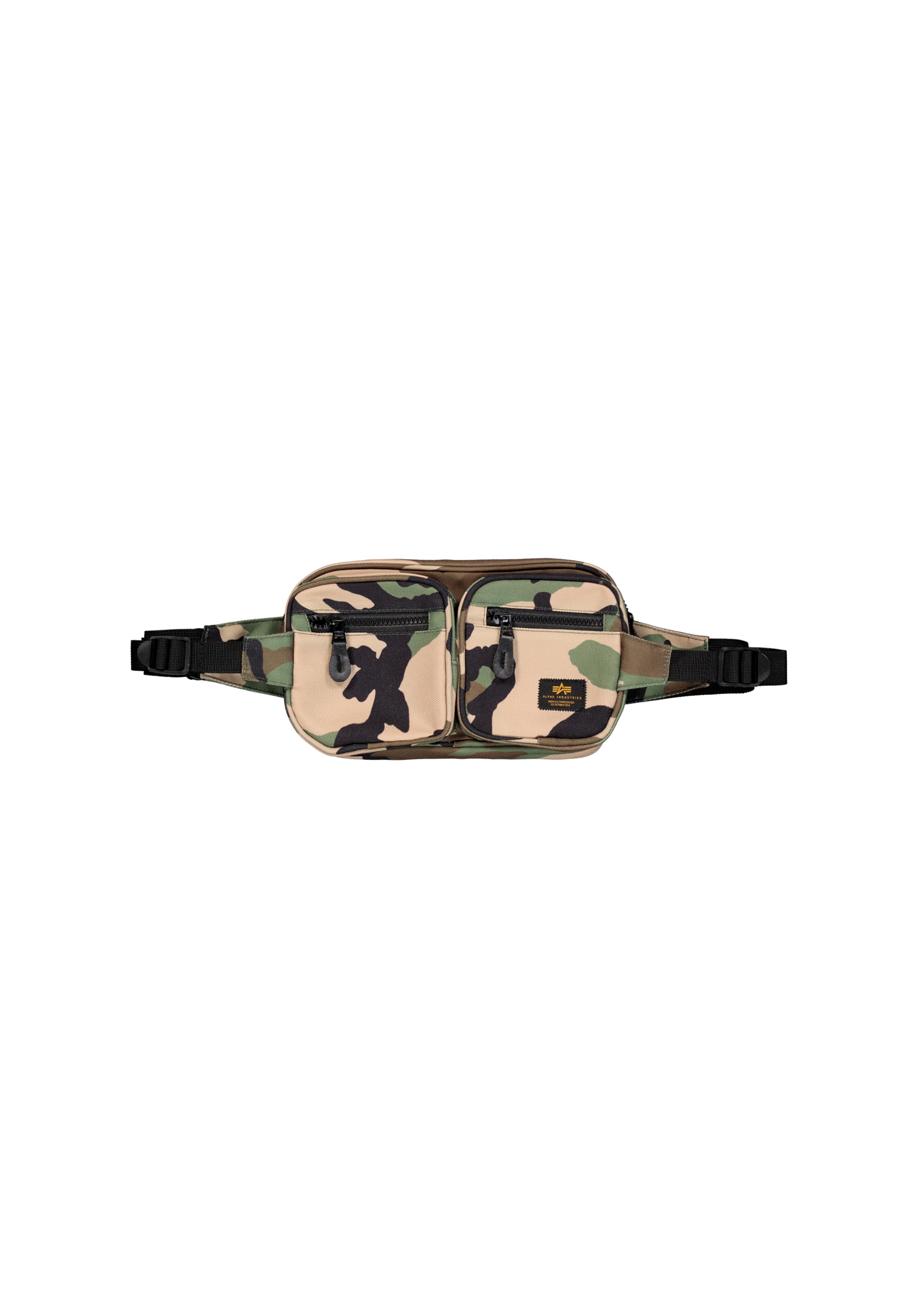 ALPHA INDUSTRIES Gürteltasche »Label Waist Bag« wdl camo 65