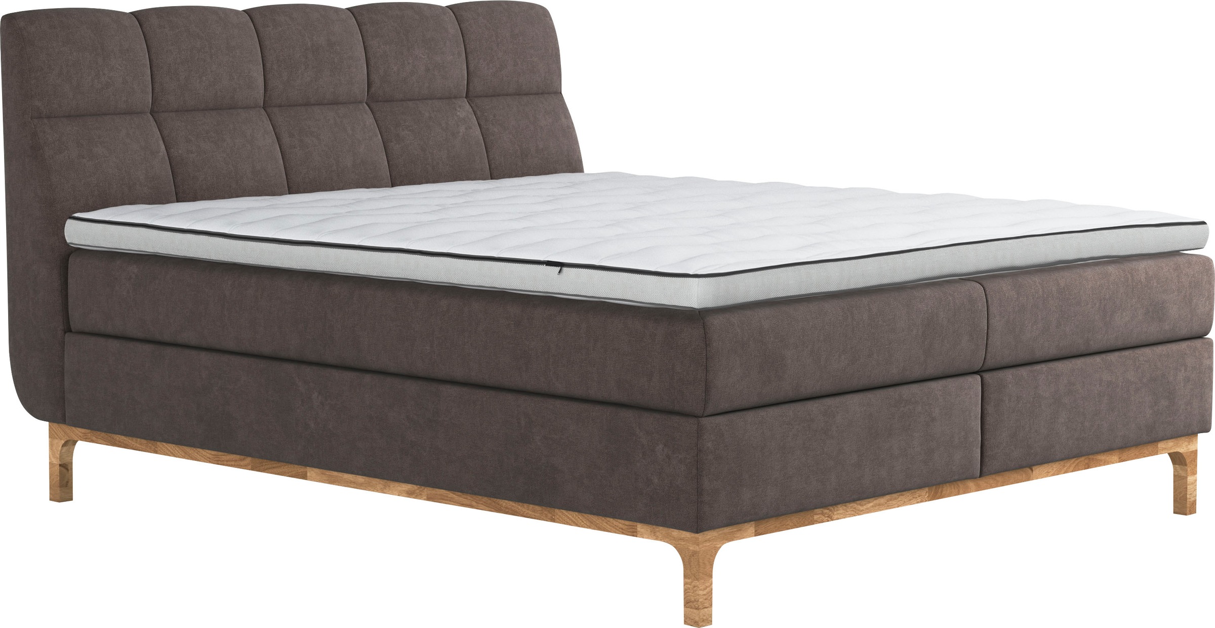 Home affaire Boxspringbett "Chanly", Boxspringbett, Inklusive Topper günstig online kaufen