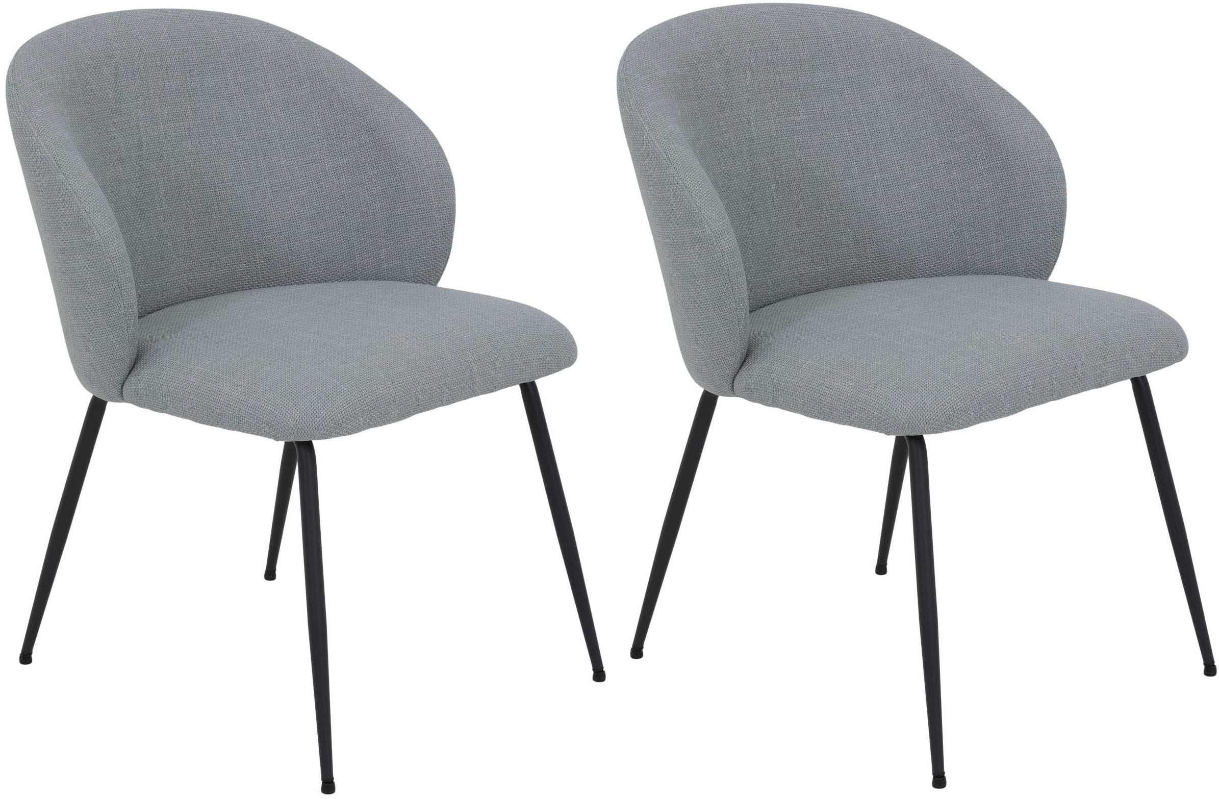 HELA 4-Fußstuhl »GRAZ, Esszimmerstuhl«, (Set), 2 St., Webstoff, XL-Sitzbrei günstig online kaufen