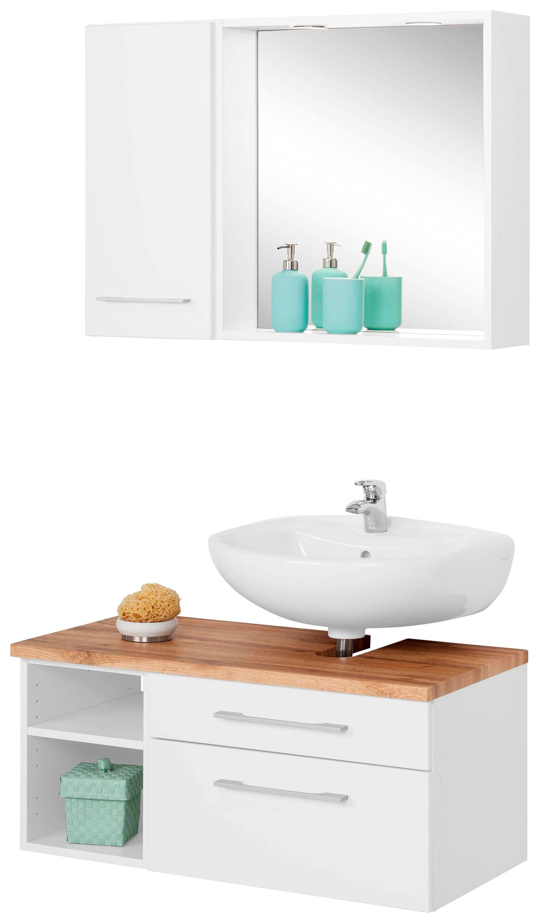 welltime Badmöbel-Set »Davos« 3 Stk. tlg. günstig online kaufen