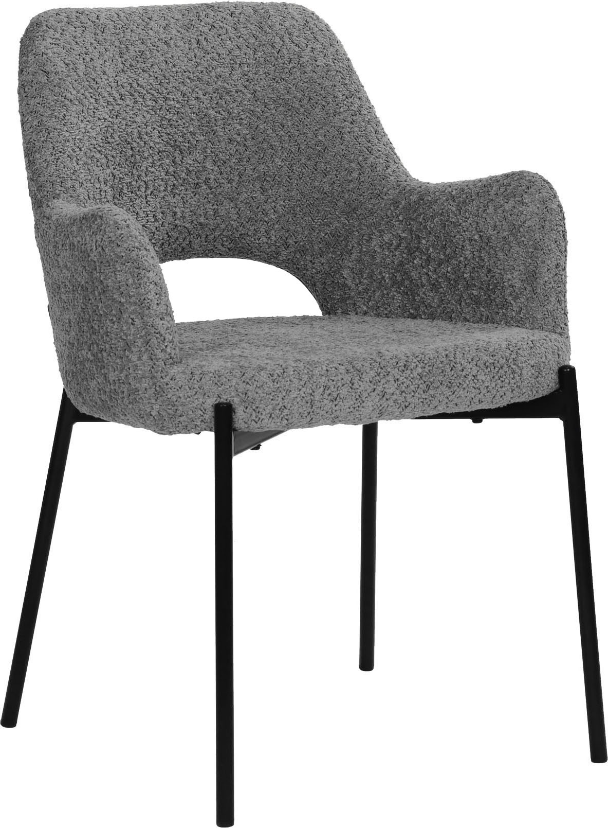 SIT Armlehnstuhl, (Set), 2 St., Bouclé, mit Rücken Cut-Out