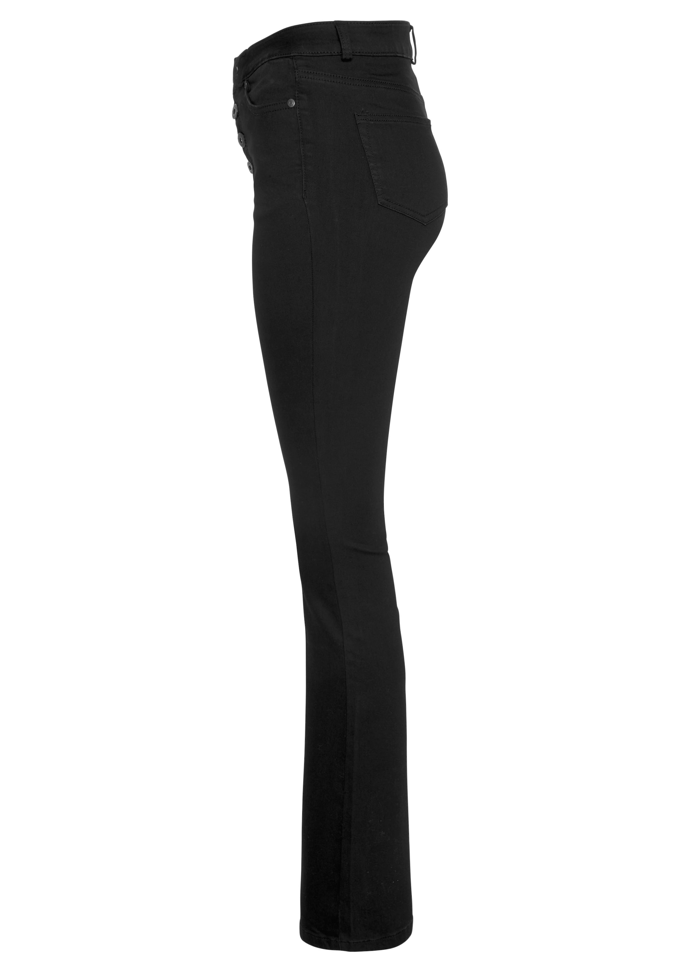 Arizona Bootcut-Jeans »Ultra Stretch« hohe Leibhöhe,  ausgestellte Beinform