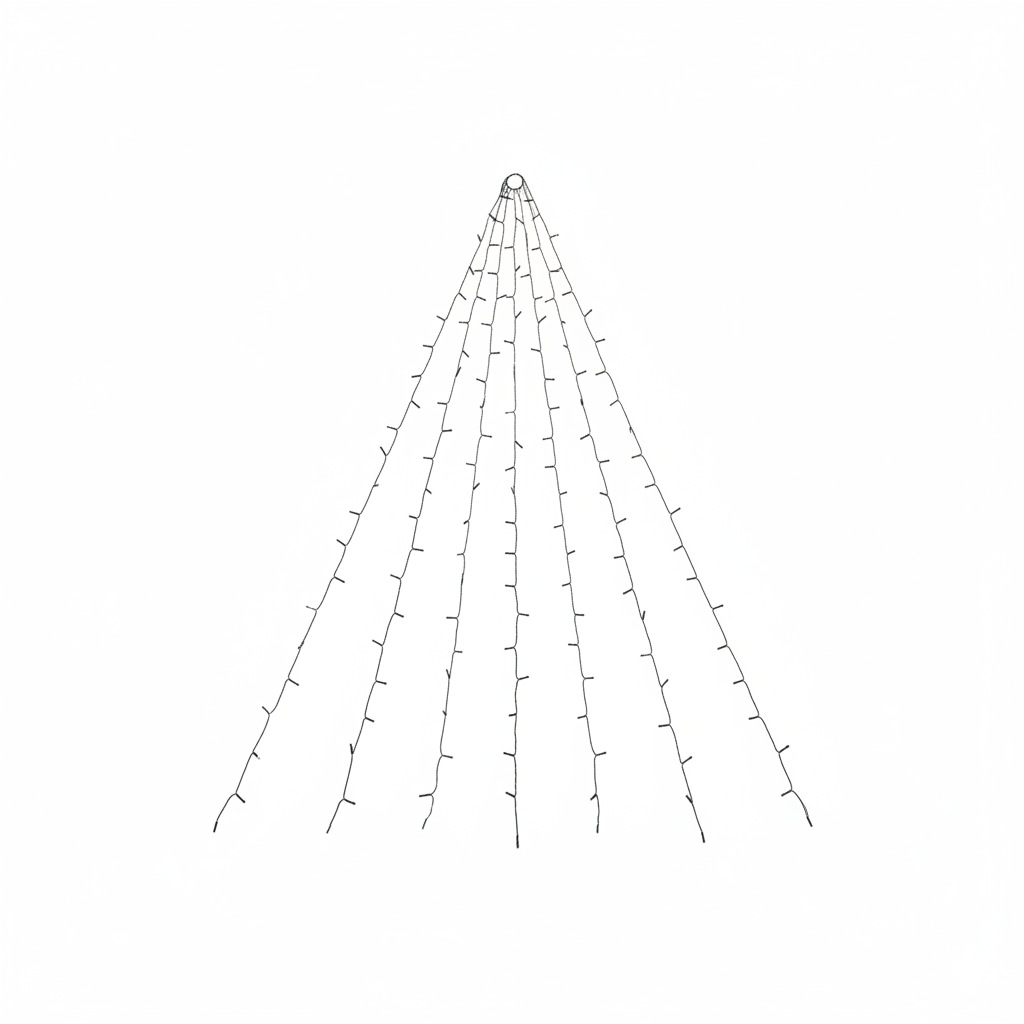 my home LED-Baummantel »Liali« 168 Stk.-flammig LED-Baummantel, Außen-Deko, Timer