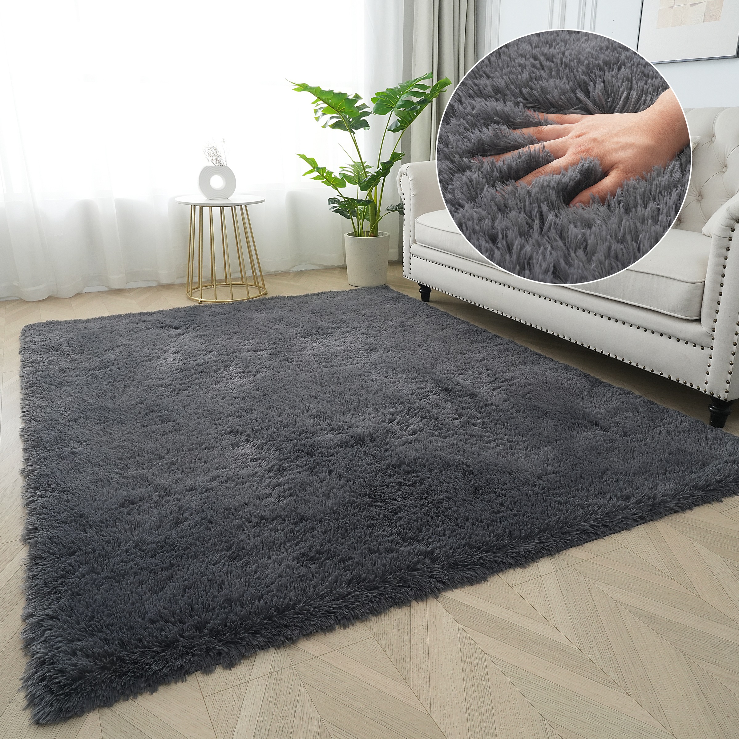 my home Hochflor-Teppich »Leava, besonders weich und kuschelig, leichter Gl günstig online kaufen